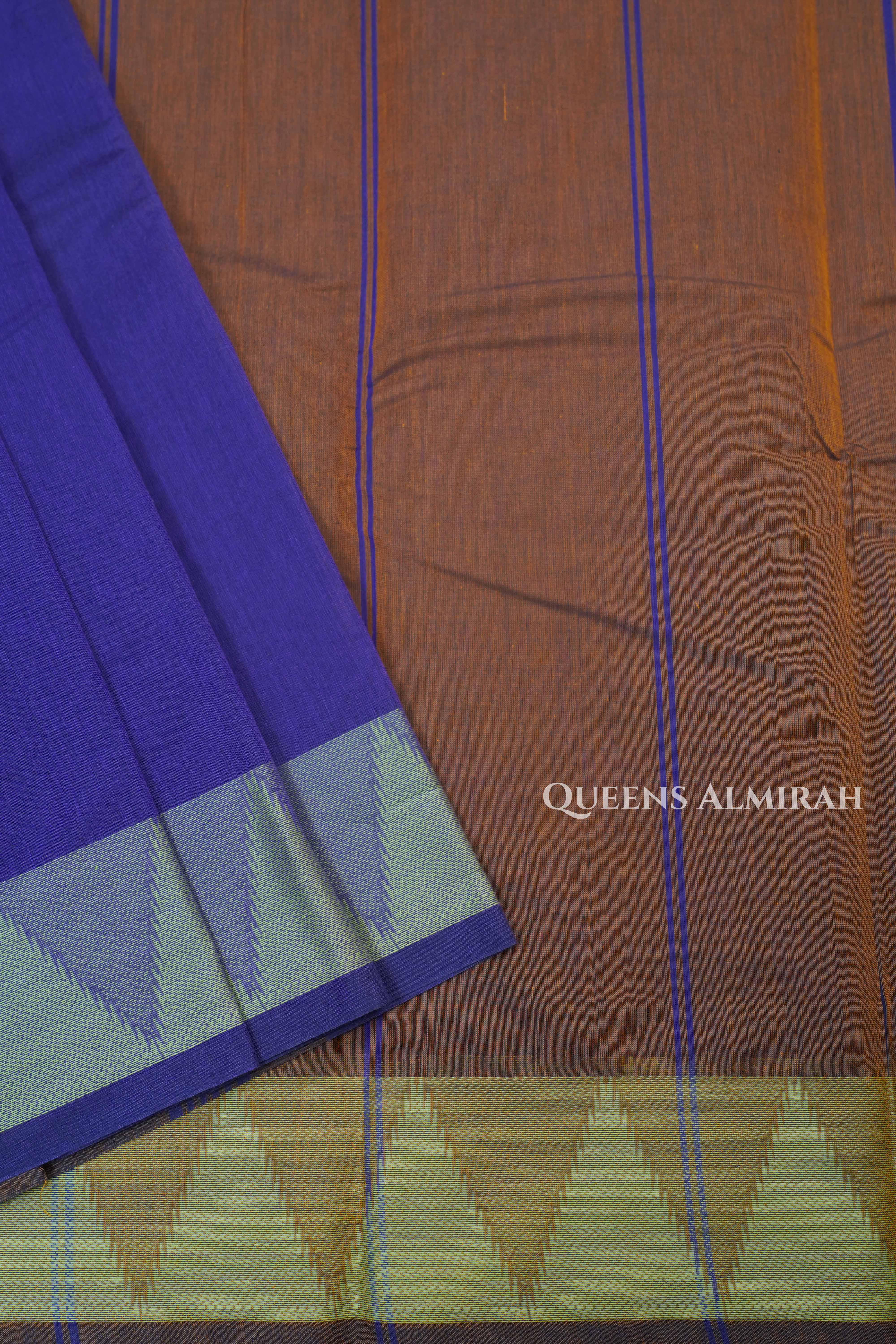 Purple Chettinad Cotton Saree