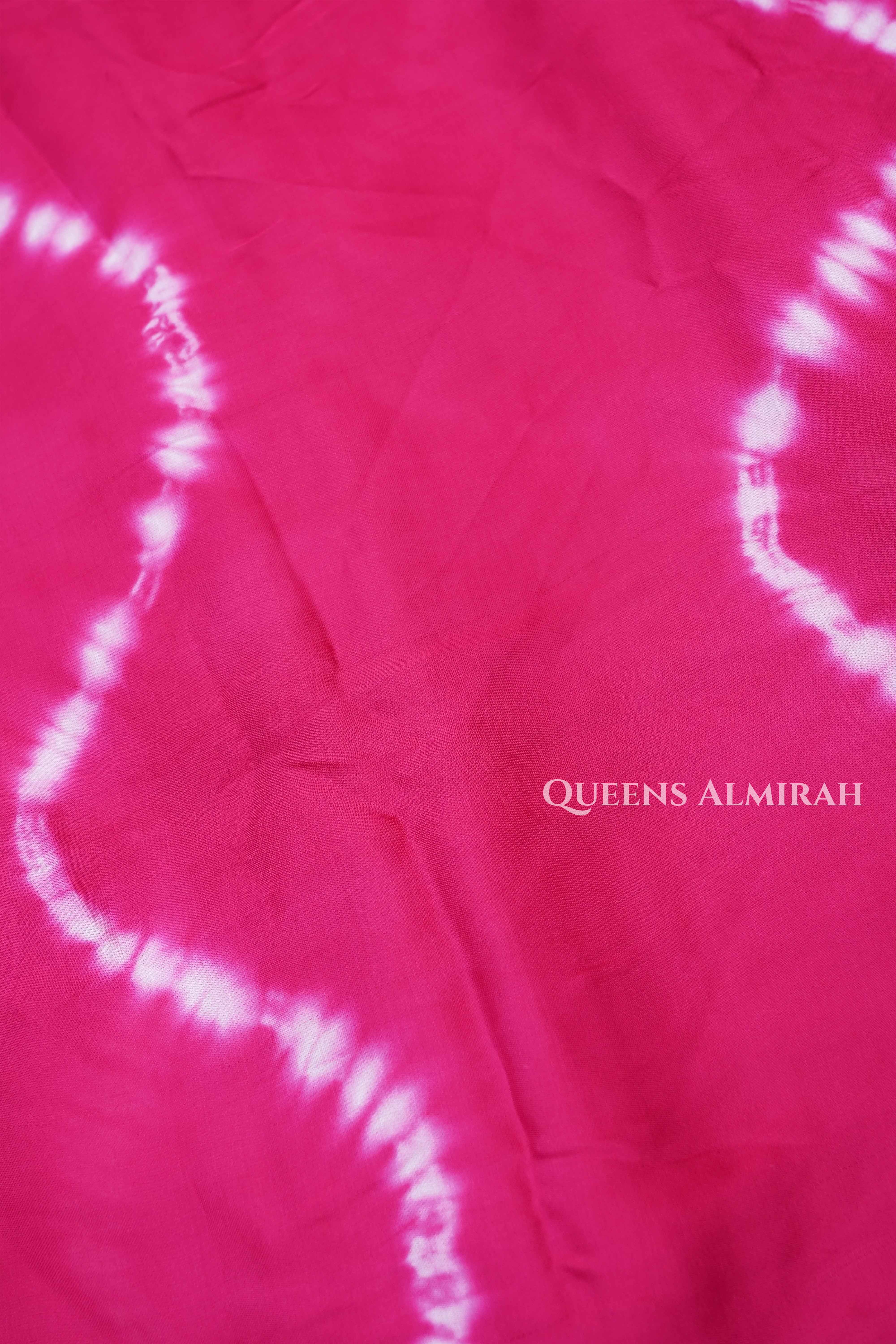 Magenta Pink Modal Silk Saree