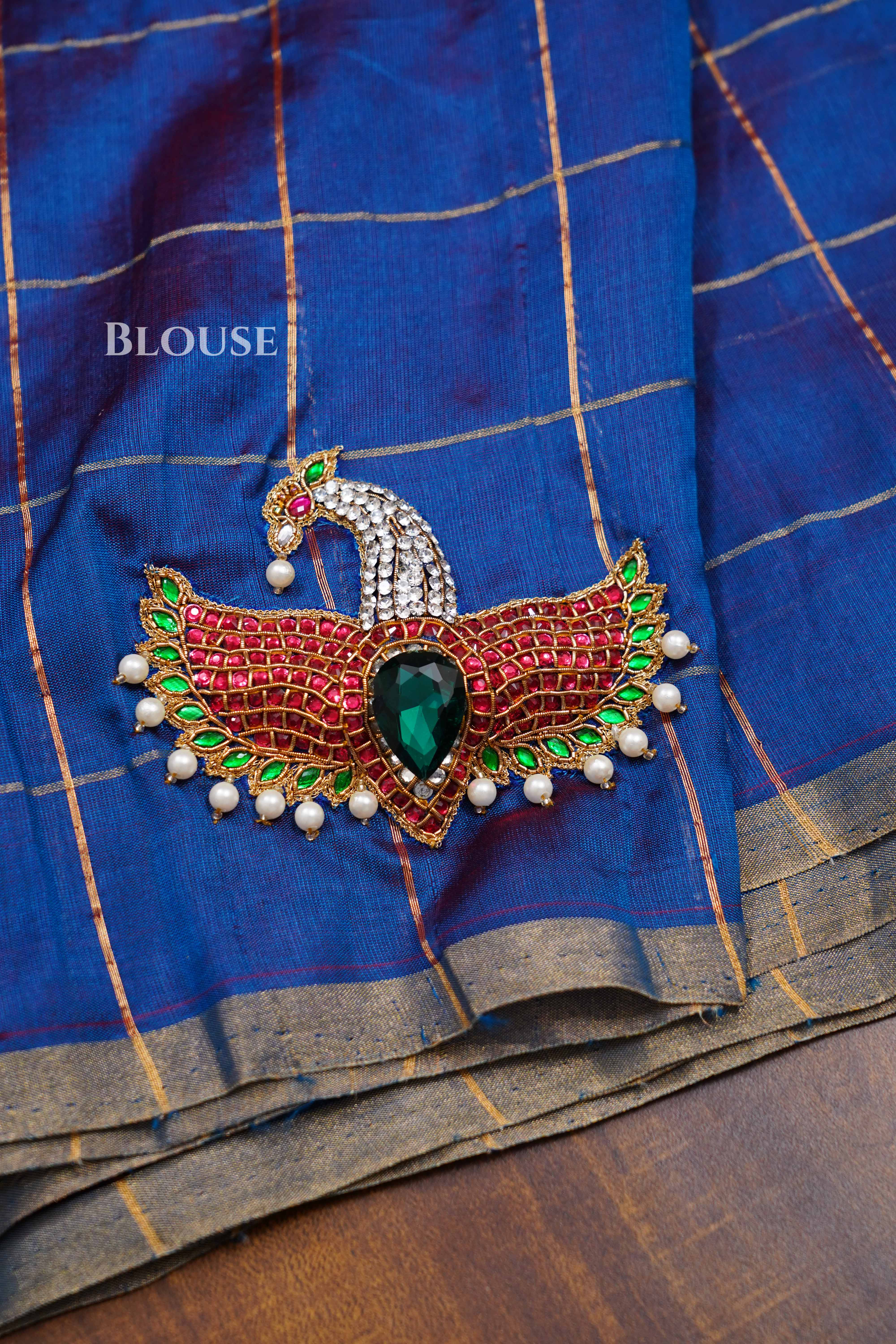 Maya Pakshi Designer Pure Chanderi Silk Saree