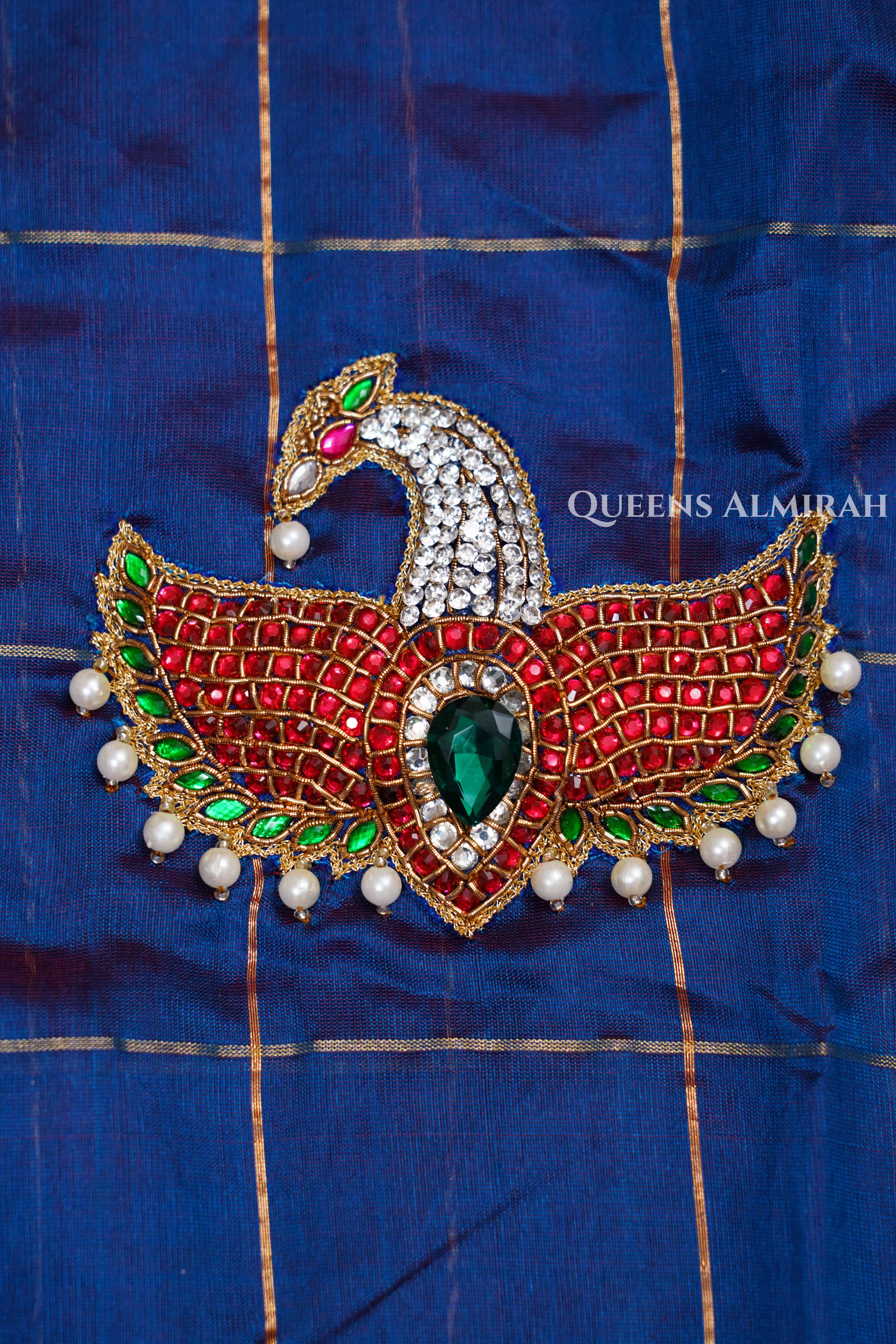 Maya Pakshi Designer Pure Chanderi Silk Saree