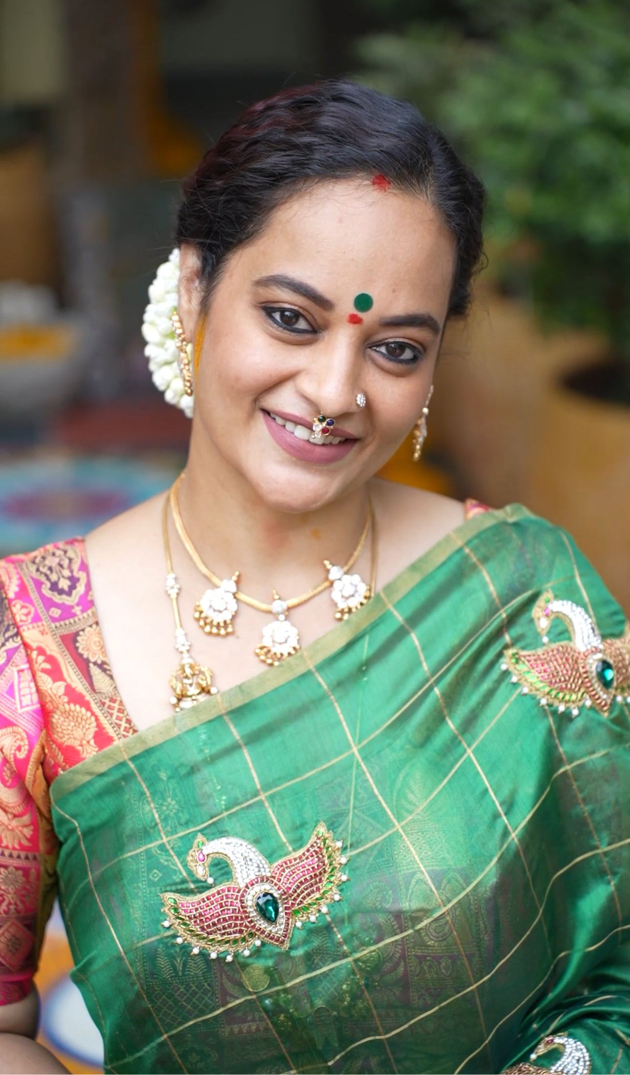 Maya Pakshi Designer Pure Chanderi Silk Saree