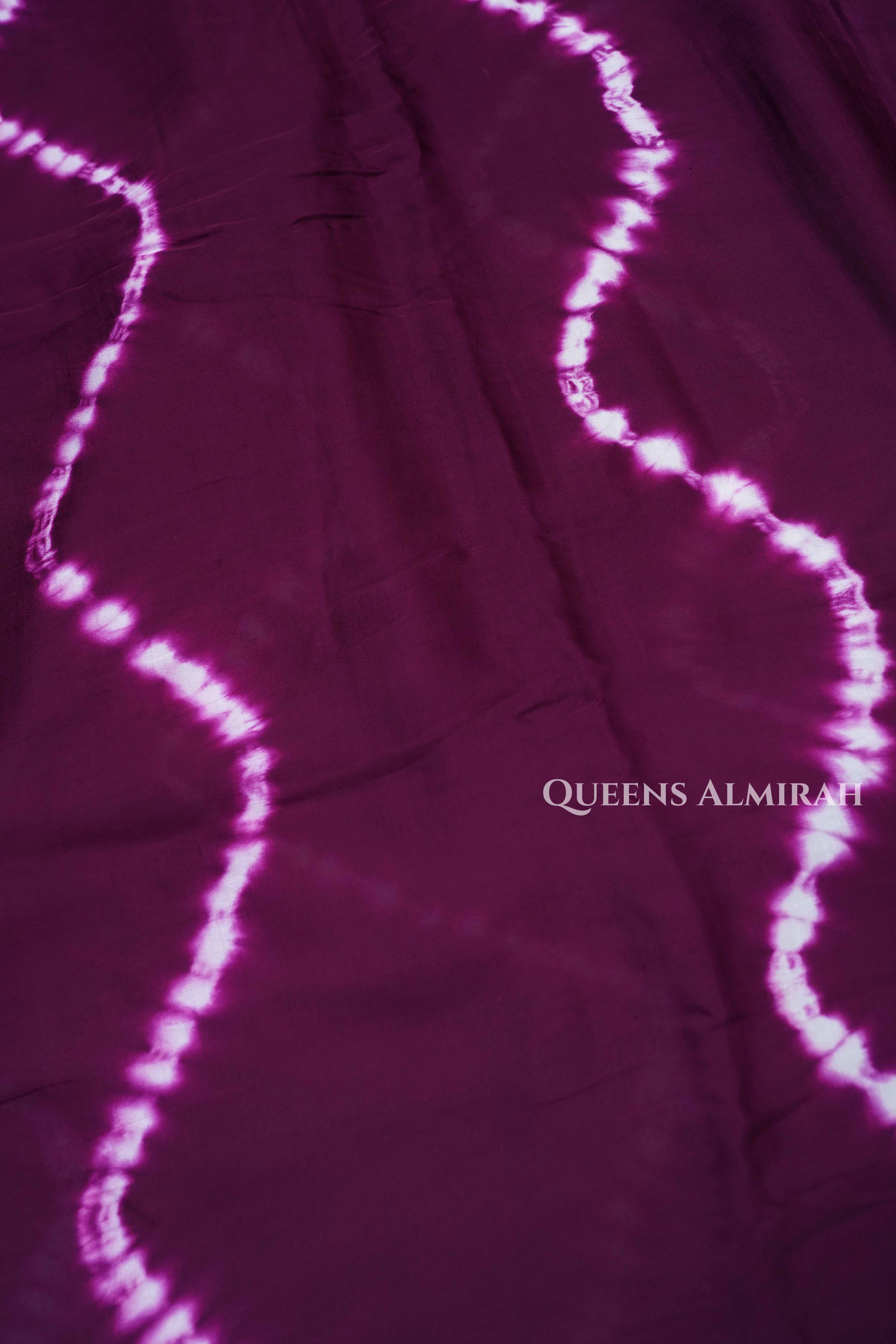 Purple Modal Silk Saree