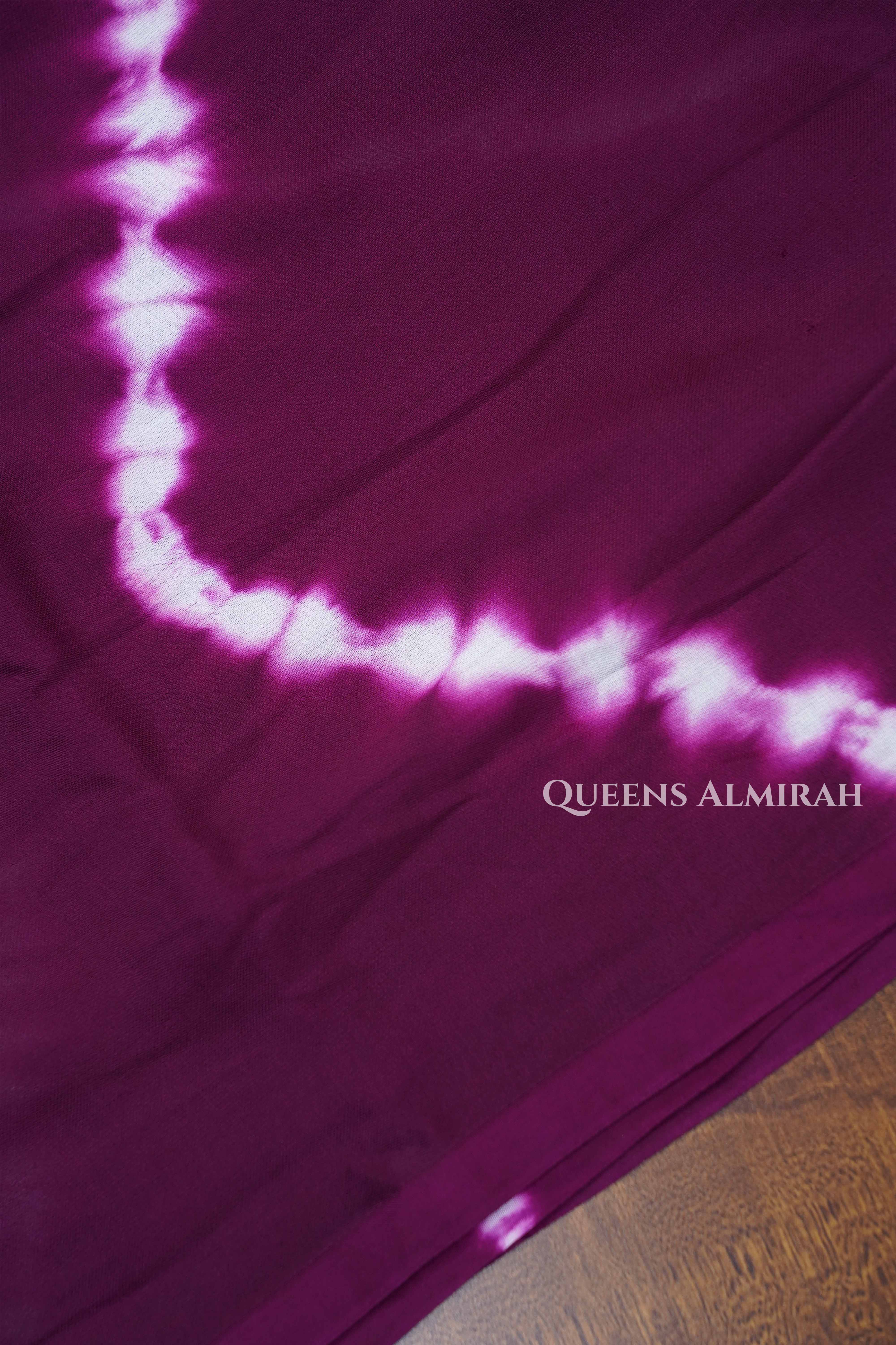 Purple Modal Silk Saree