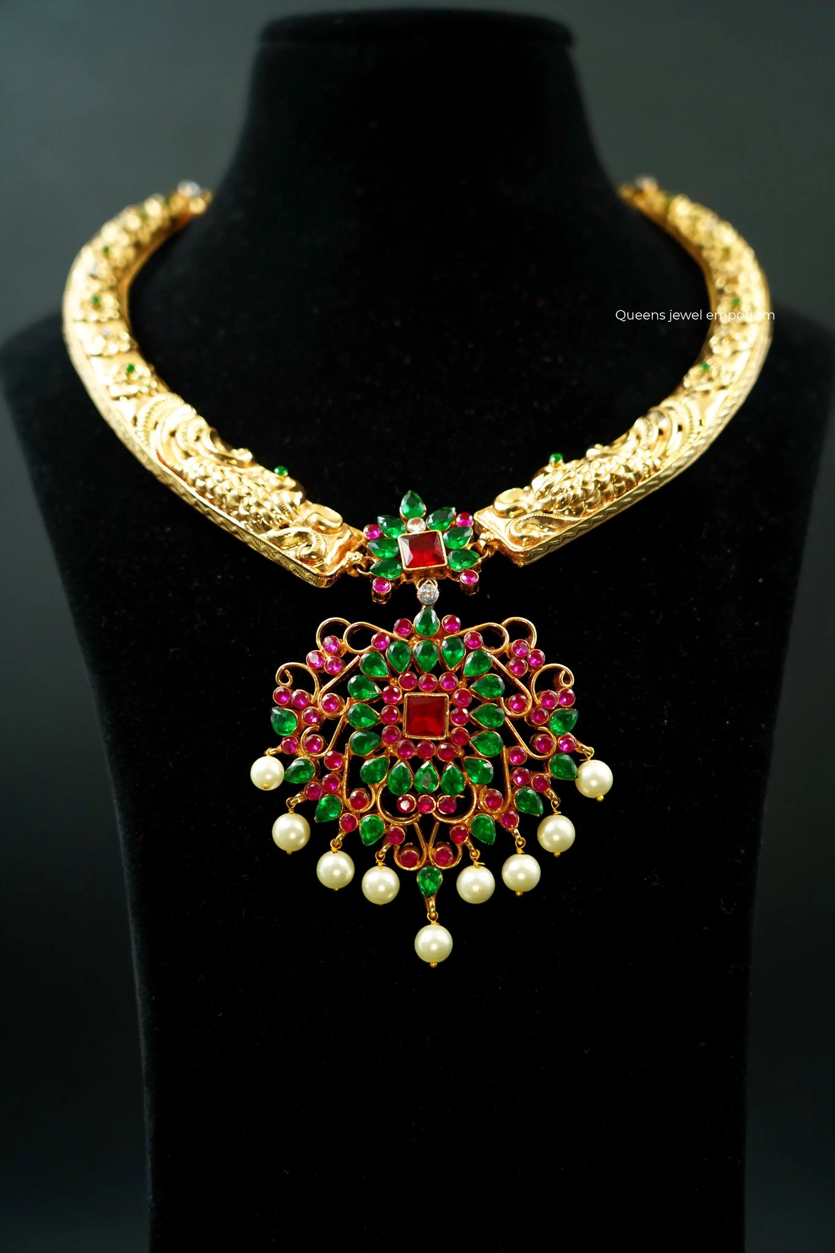 ARSHITHA HASLI NECKLACE - Queens Jewel Emporium