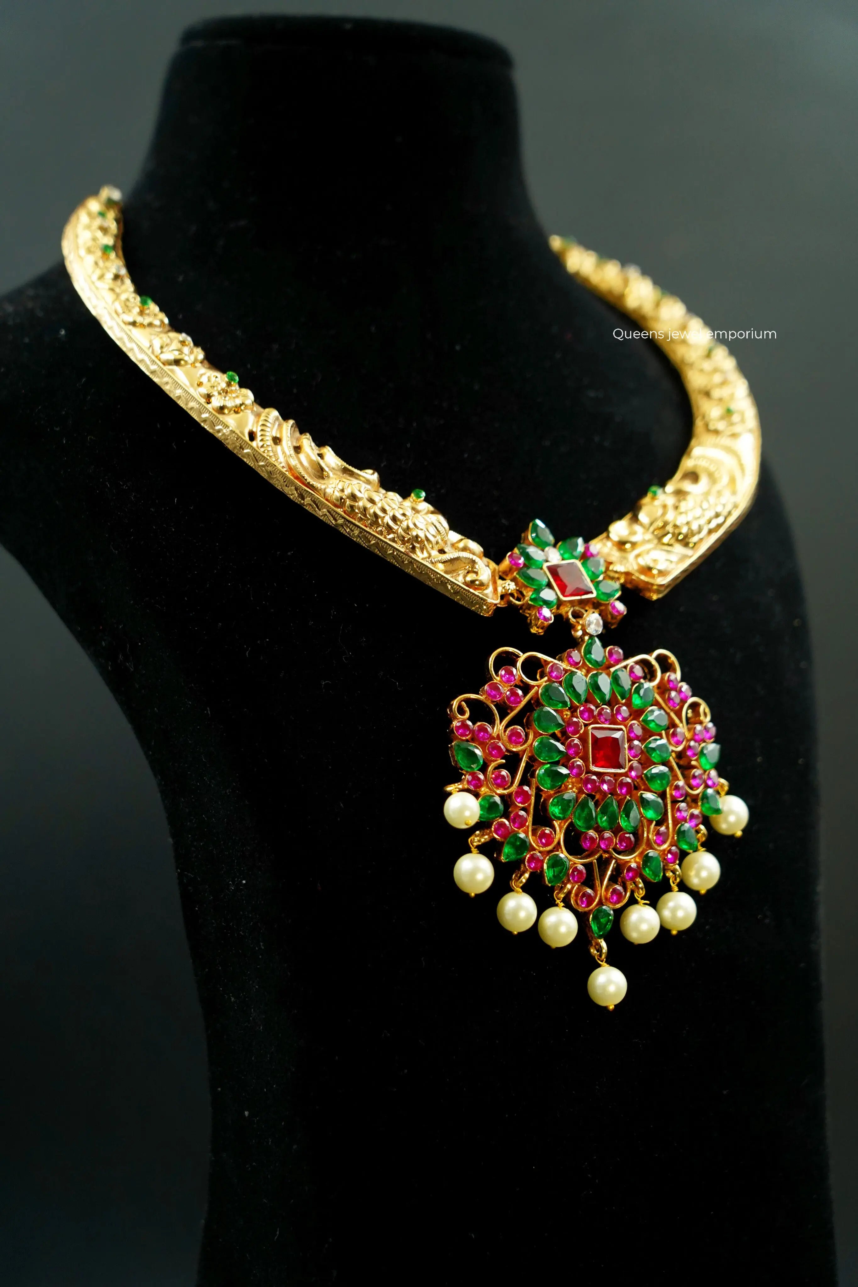 ARSHITHA HASLI NECKLACE - Queens Jewel Emporium