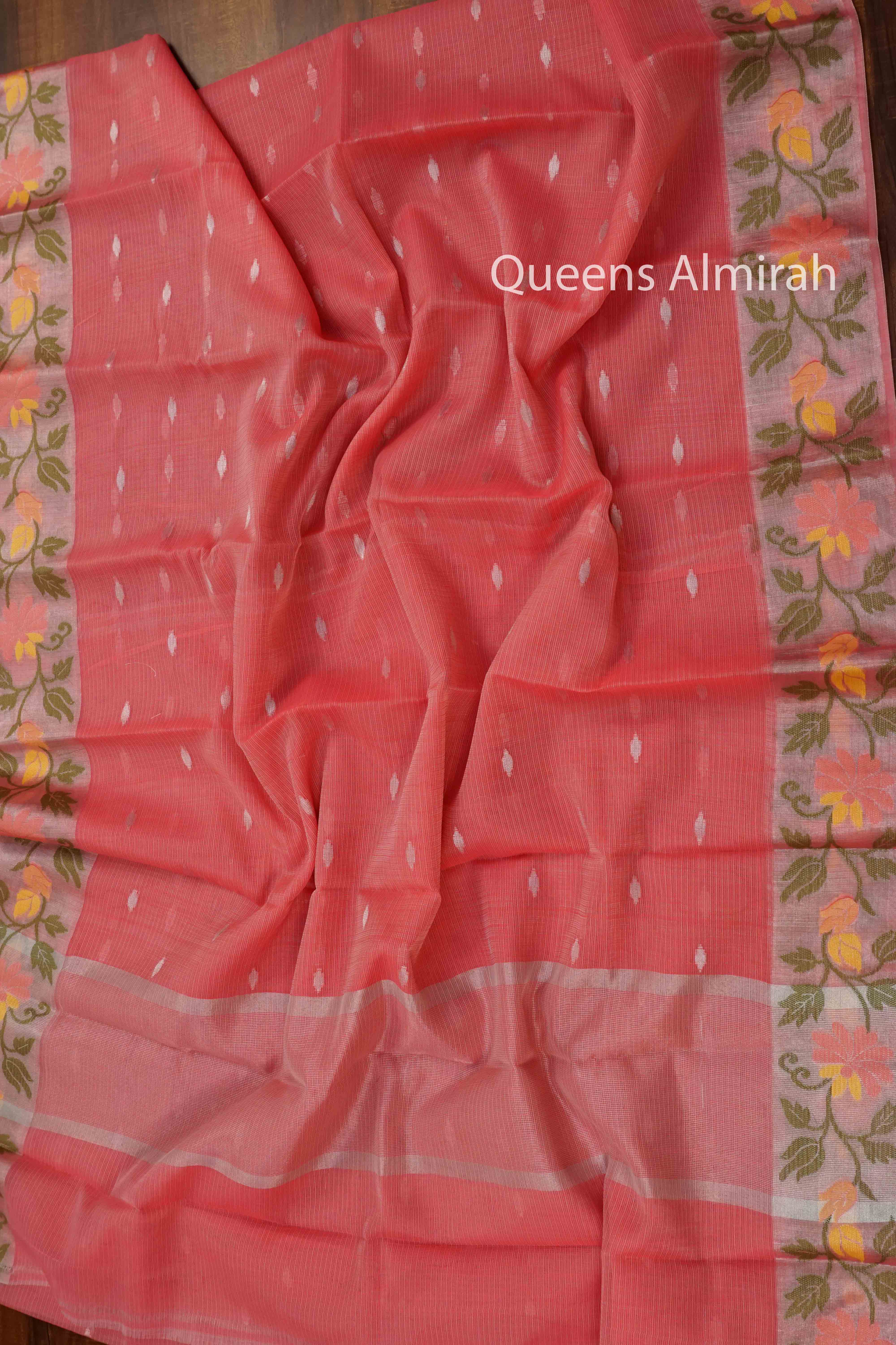 DUSKY PINK  KOTA SILK COTTON - Queens Jewel Emporium