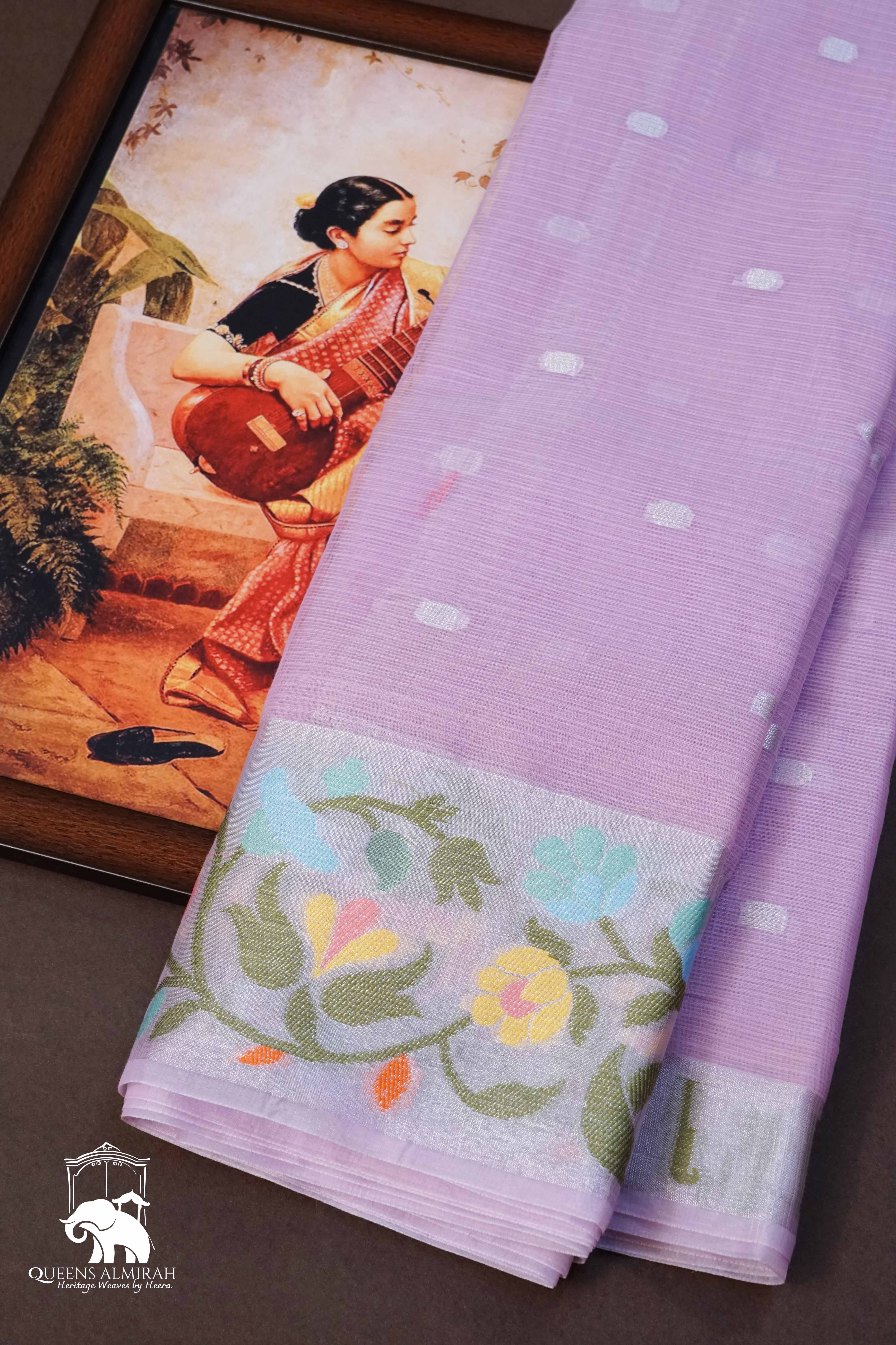 FADED PINK KOTA SILK COTTON - Queens Jewel Emporium