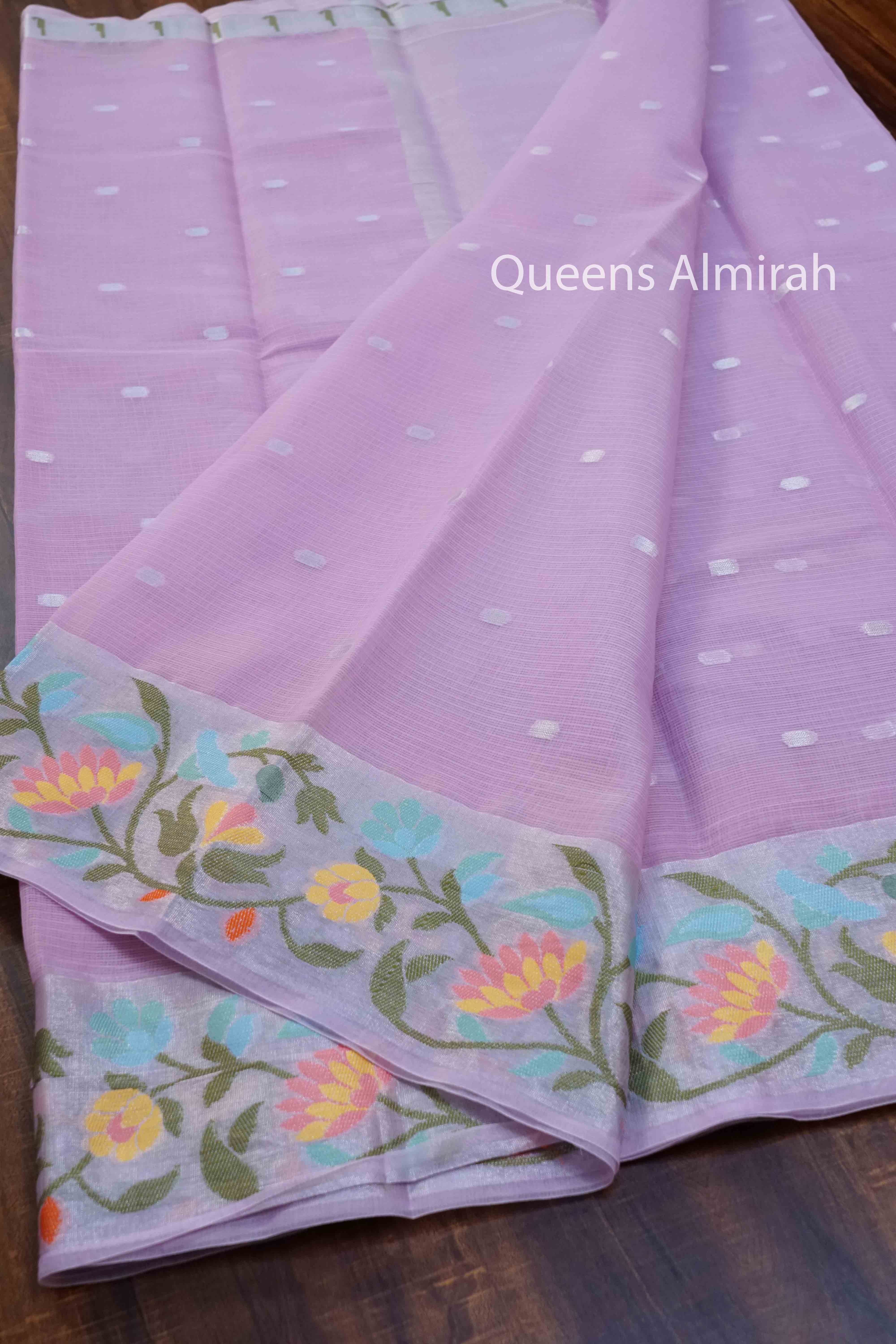 FADED PINK KOTA SILK COTTON - Queens Jewel Emporium