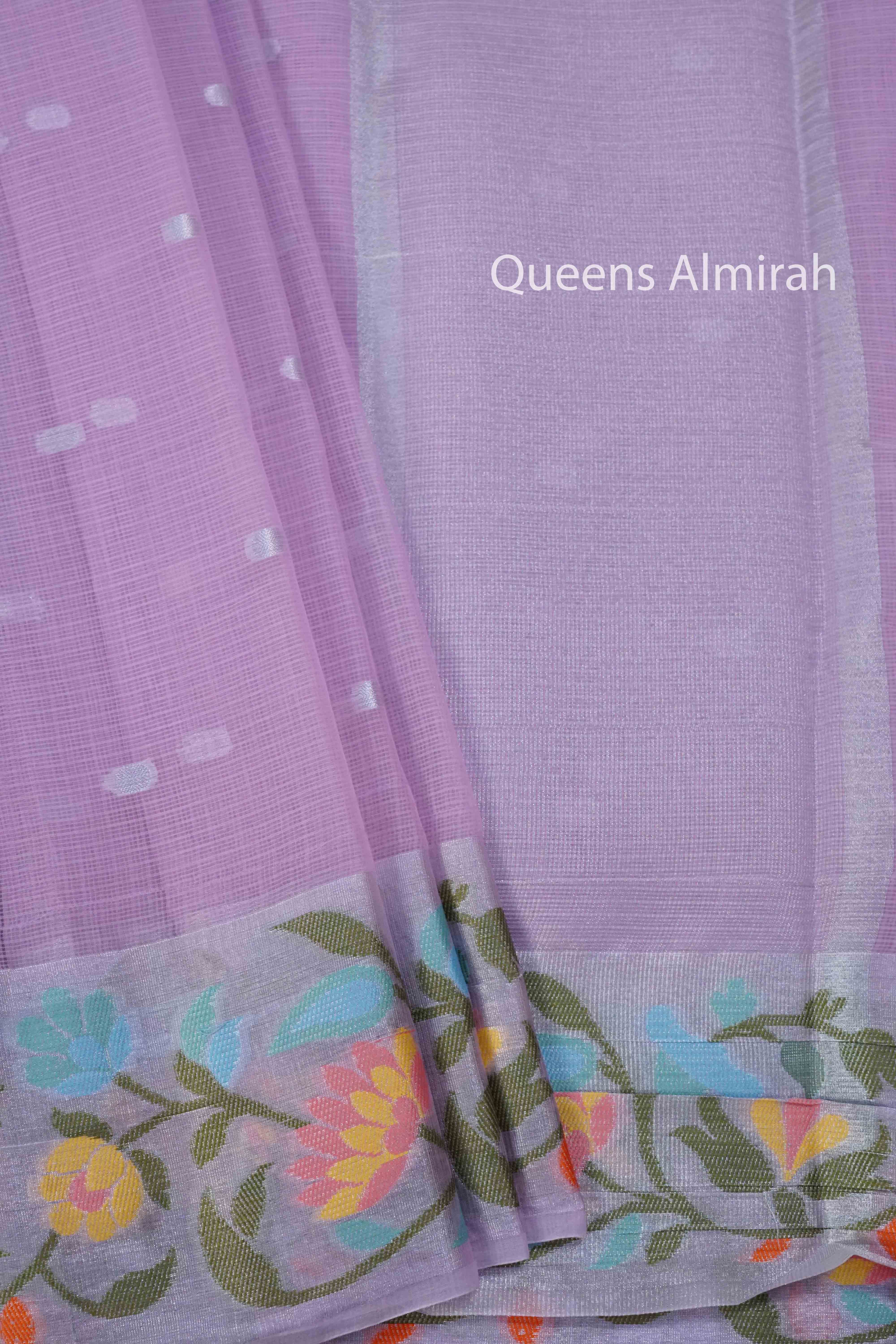 FADED PINK KOTA SILK COTTON - Queens Jewel Emporium