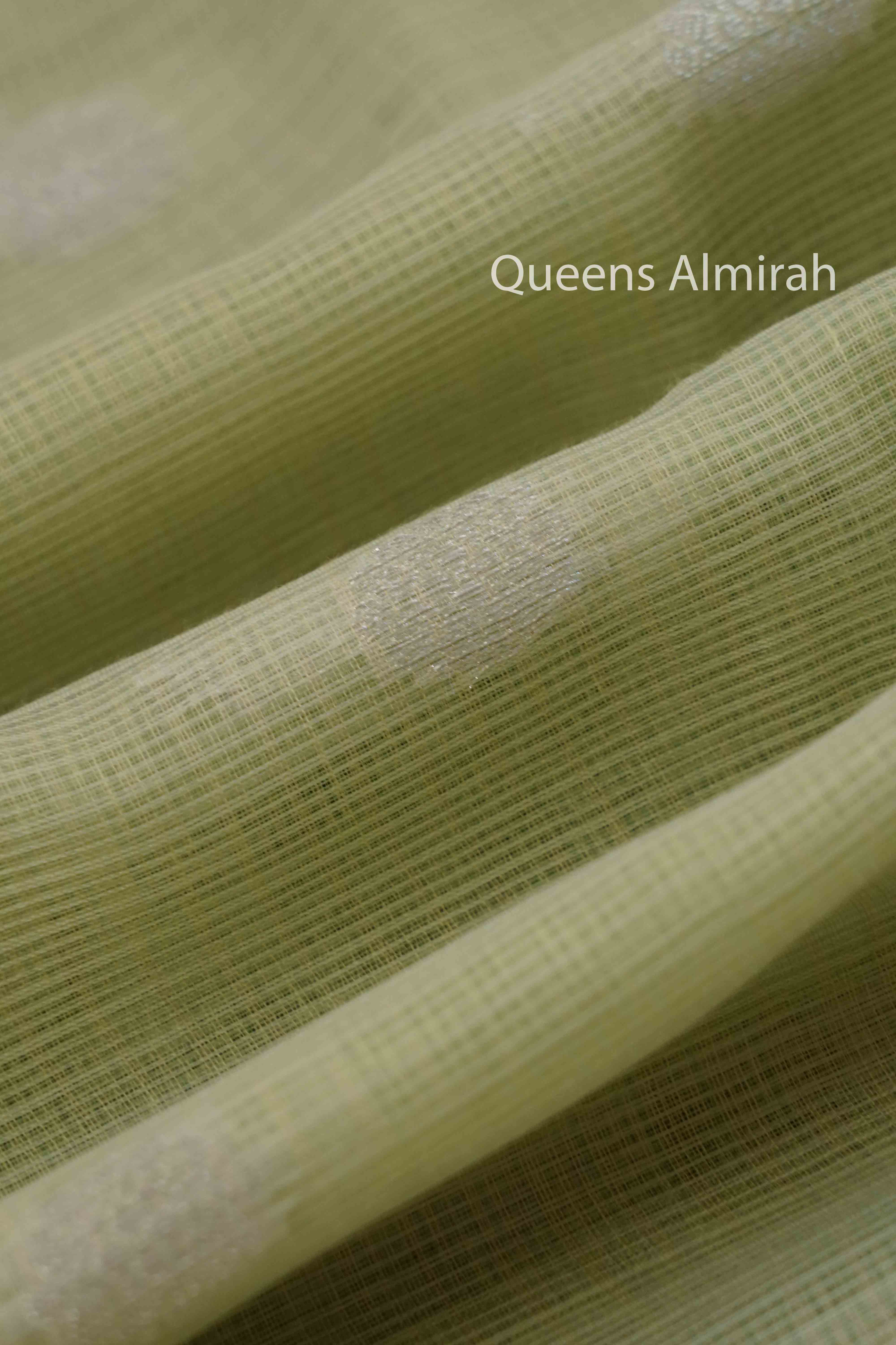 GREY OLIVE  KOTA SILK COTTON - Queens Jewel Emporium