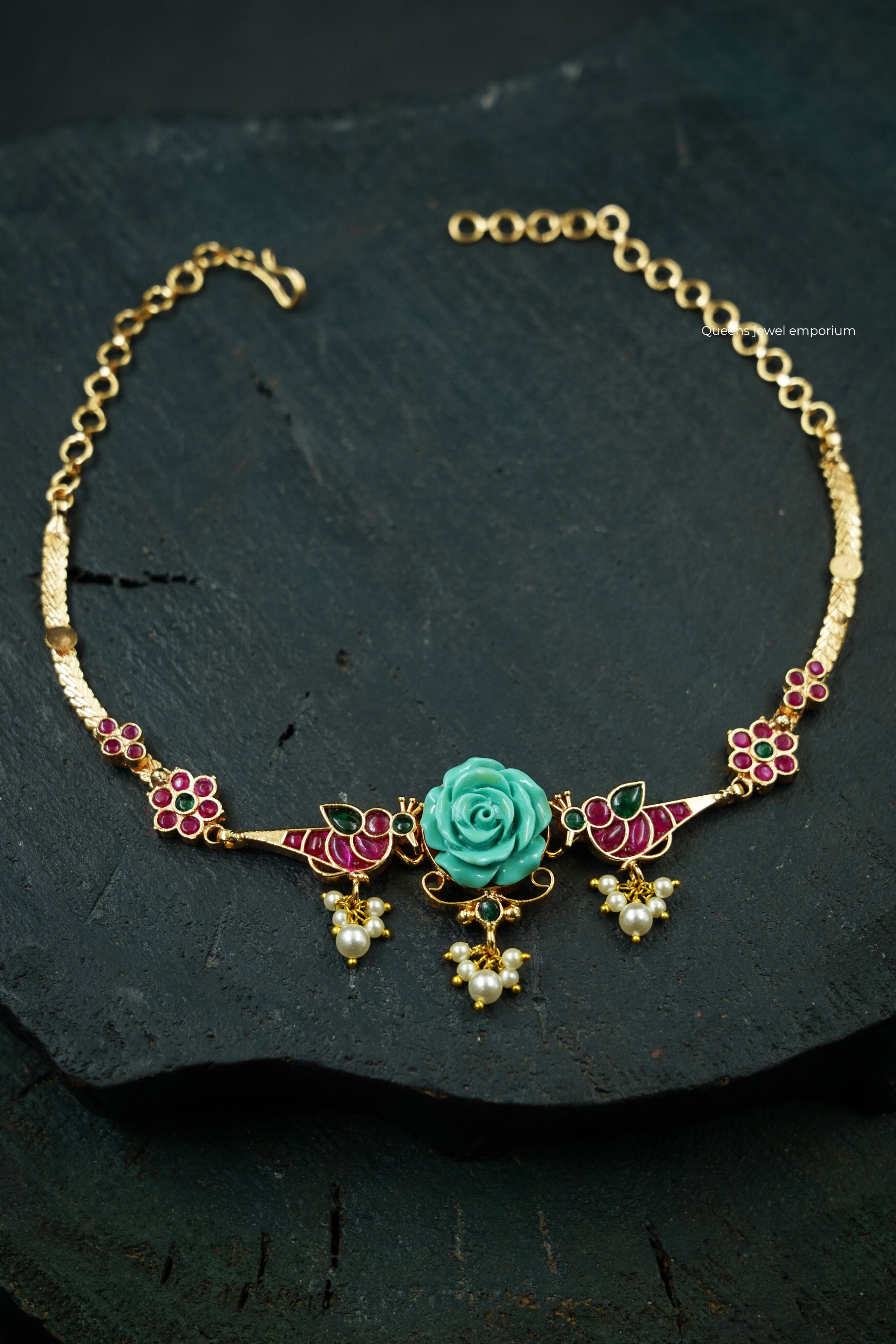 Rohika Rose Necklace