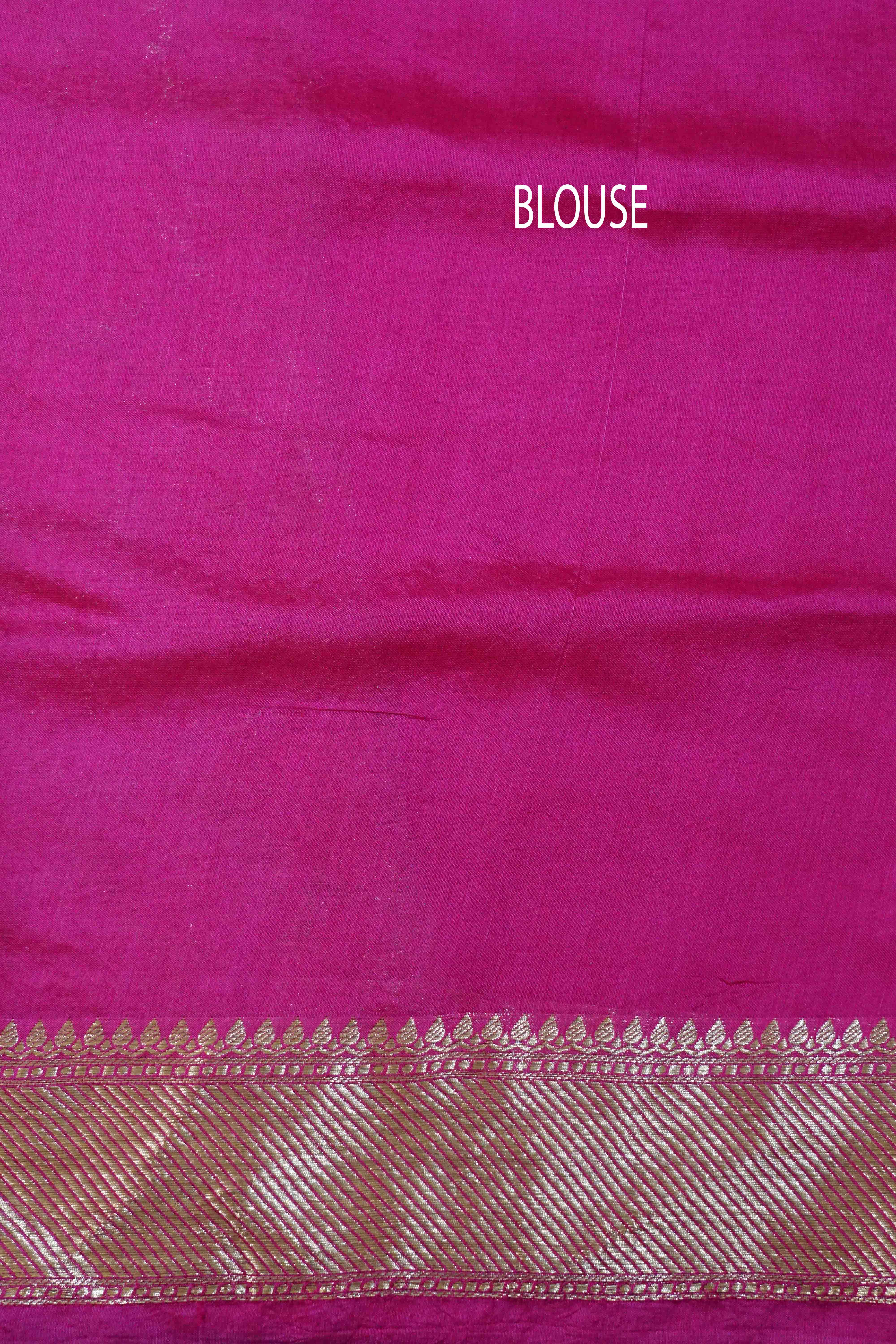 JAZZBERRY JAM BANARASI SILK SAREE - Queens Jewel Emporium