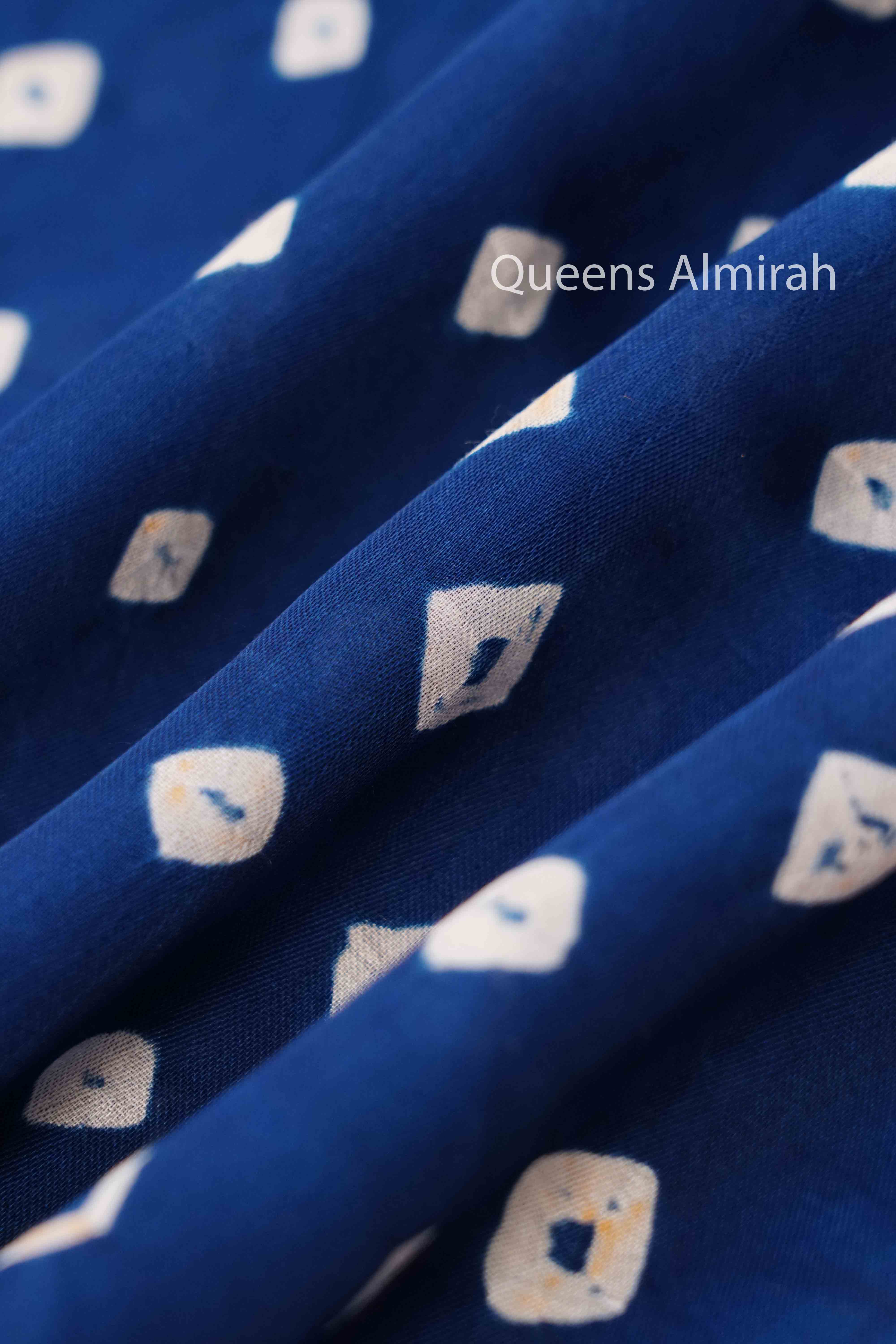 LIGHT NAVY MODAL SILK SAREE 3 - Queens Jewel Emporium