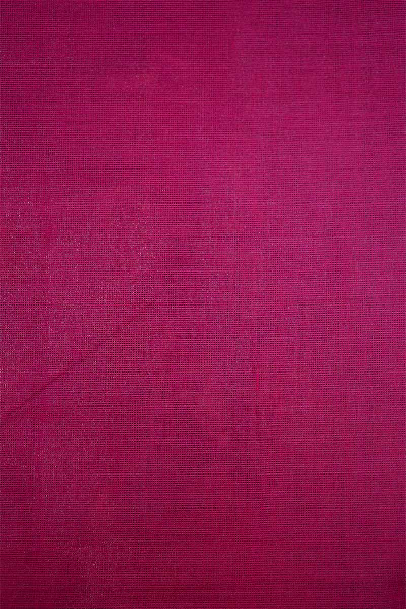 PINKISH RED WITH BLUISH PURPLE KANCHI COTTON SAREE - Queens Jewel Emporium