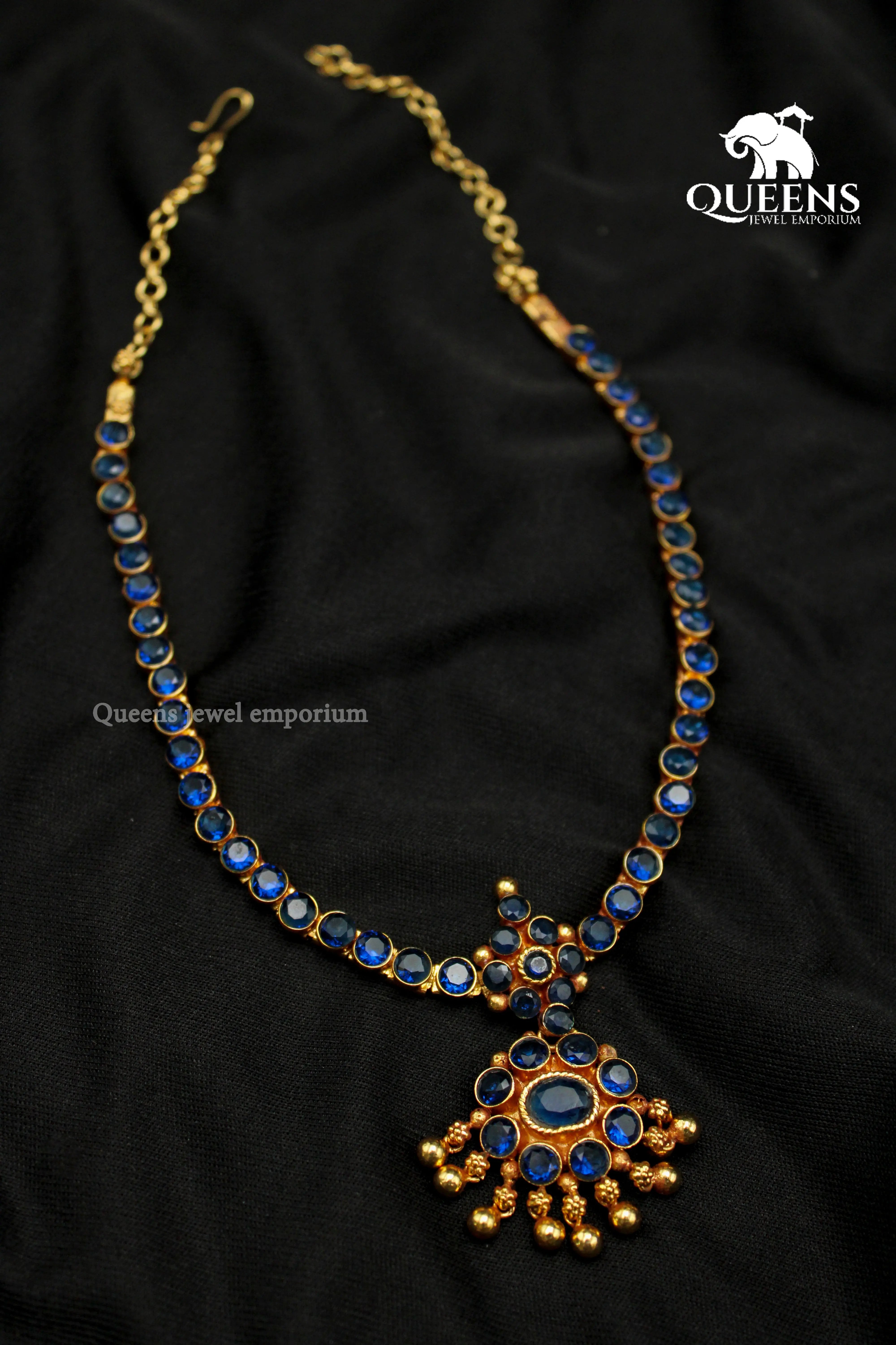 Padmini Adigai Navya Blue - Queens Jewel Emporium