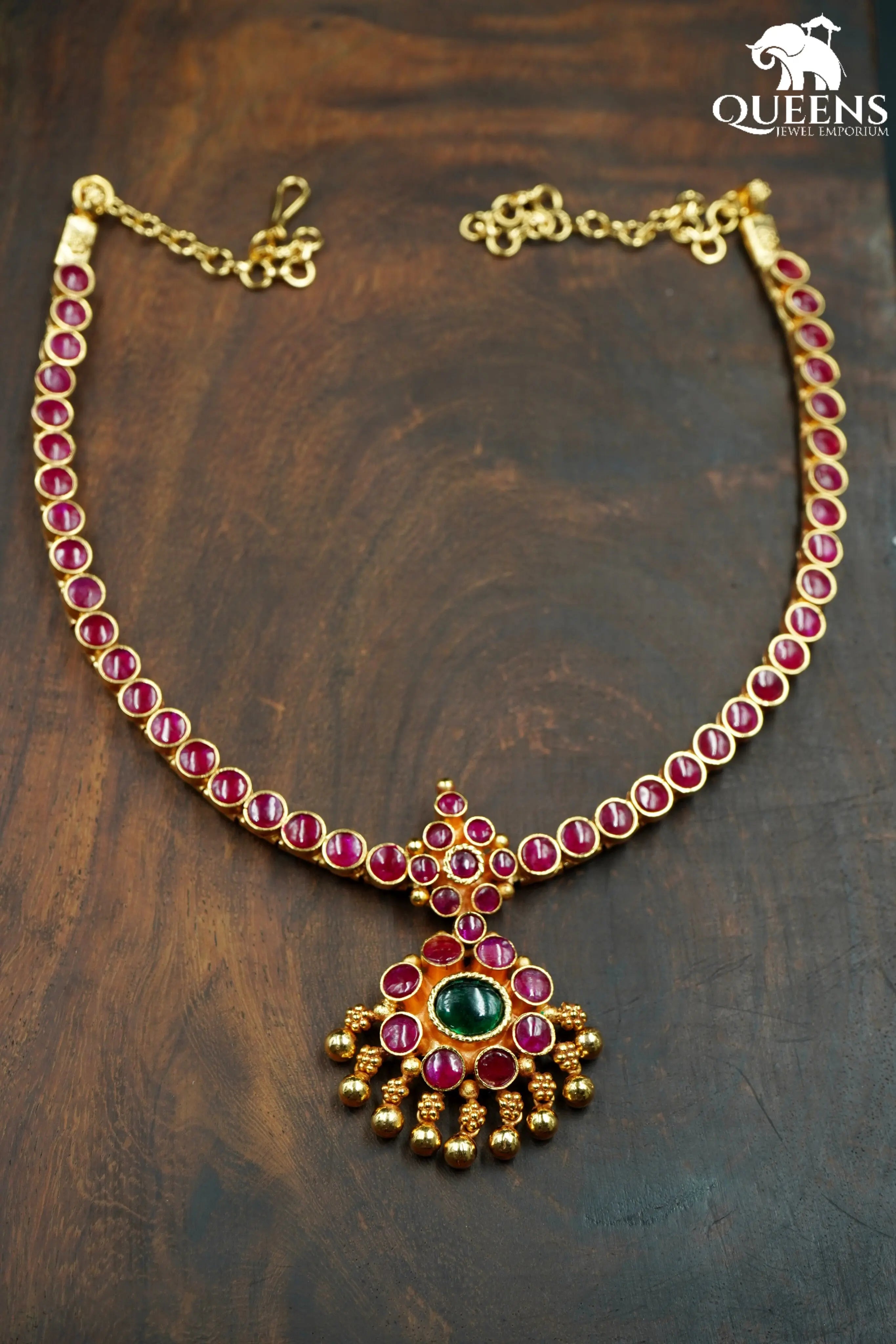 Padmini Adigai Red - Queens Jewel Emporium