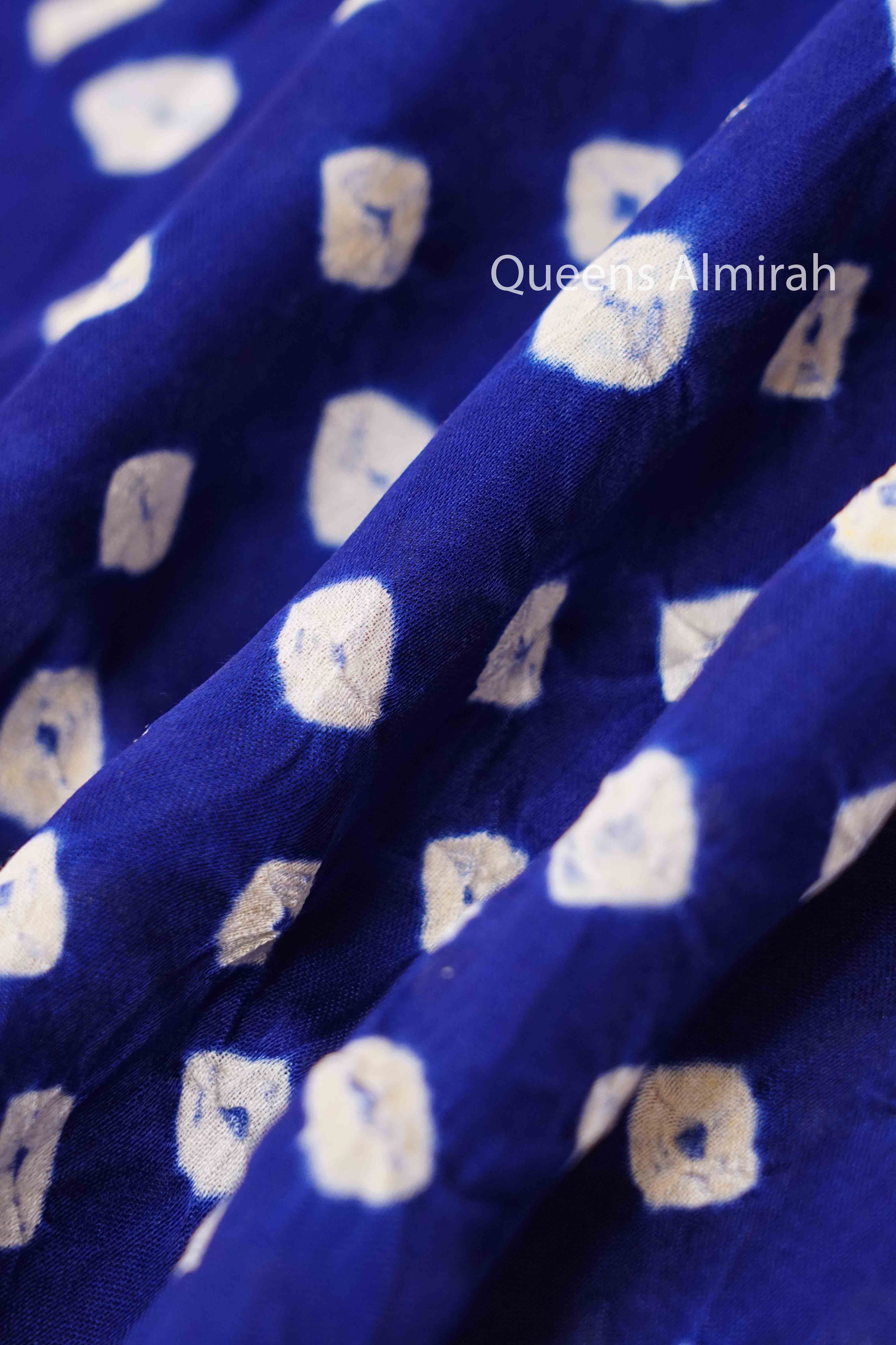 ROYAL BLUE MODAL SILK SAREE 2 - Queens Jewel Emporium