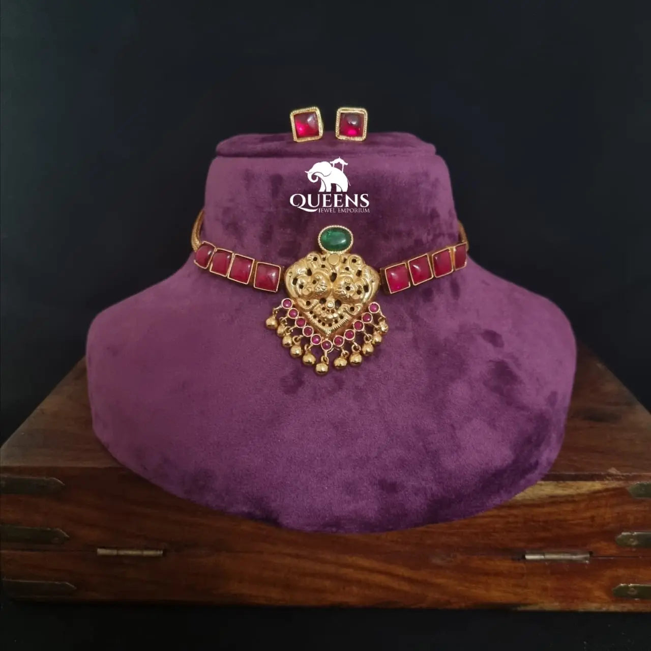 RUBY NAGAS CHOKER - Queens Jewel Emporium