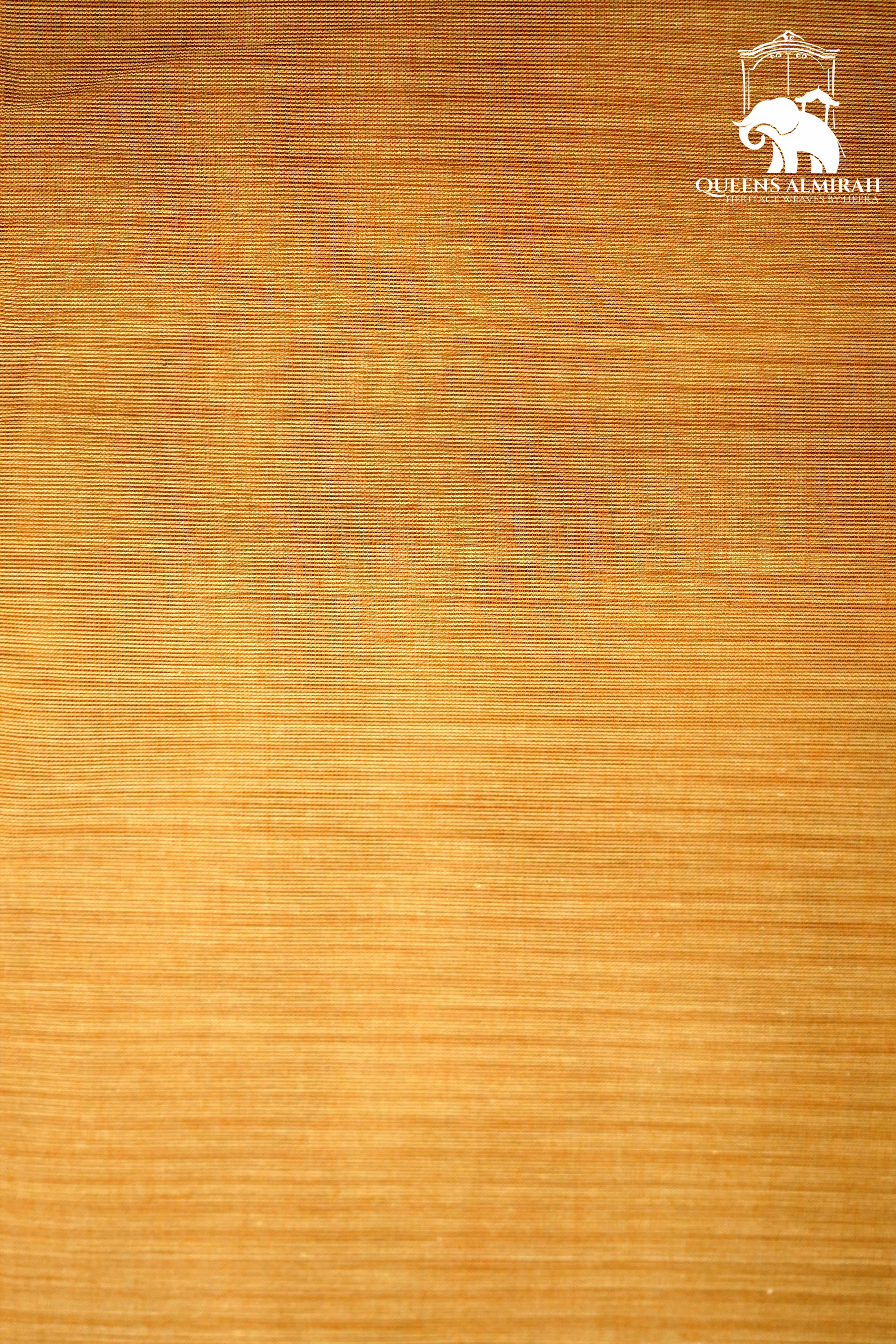 SAND BROWN WITH WOODY BROWN KANCHI COTTON SAREE - Queens Jewel Emporium