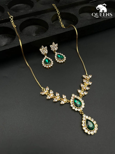 VANATHIDEVI NECKLACE AND EARRINGS