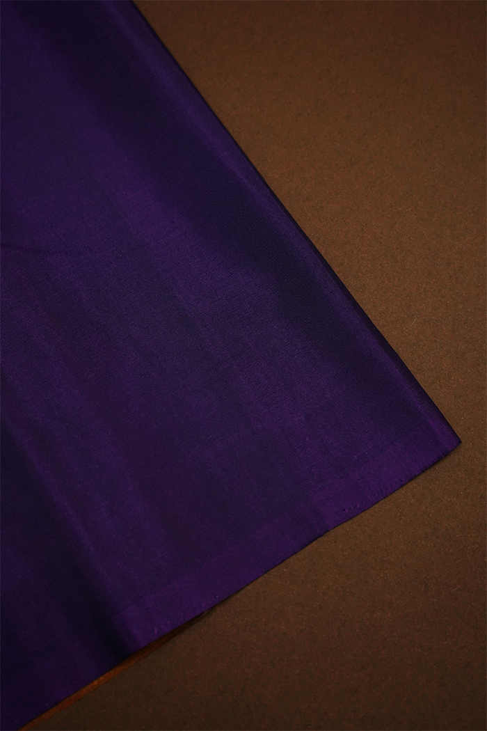 MANGO YELLOW WITH COCOA BROWN KANCHIVARAM SILK SAREE - Queens Jewel Emporium
