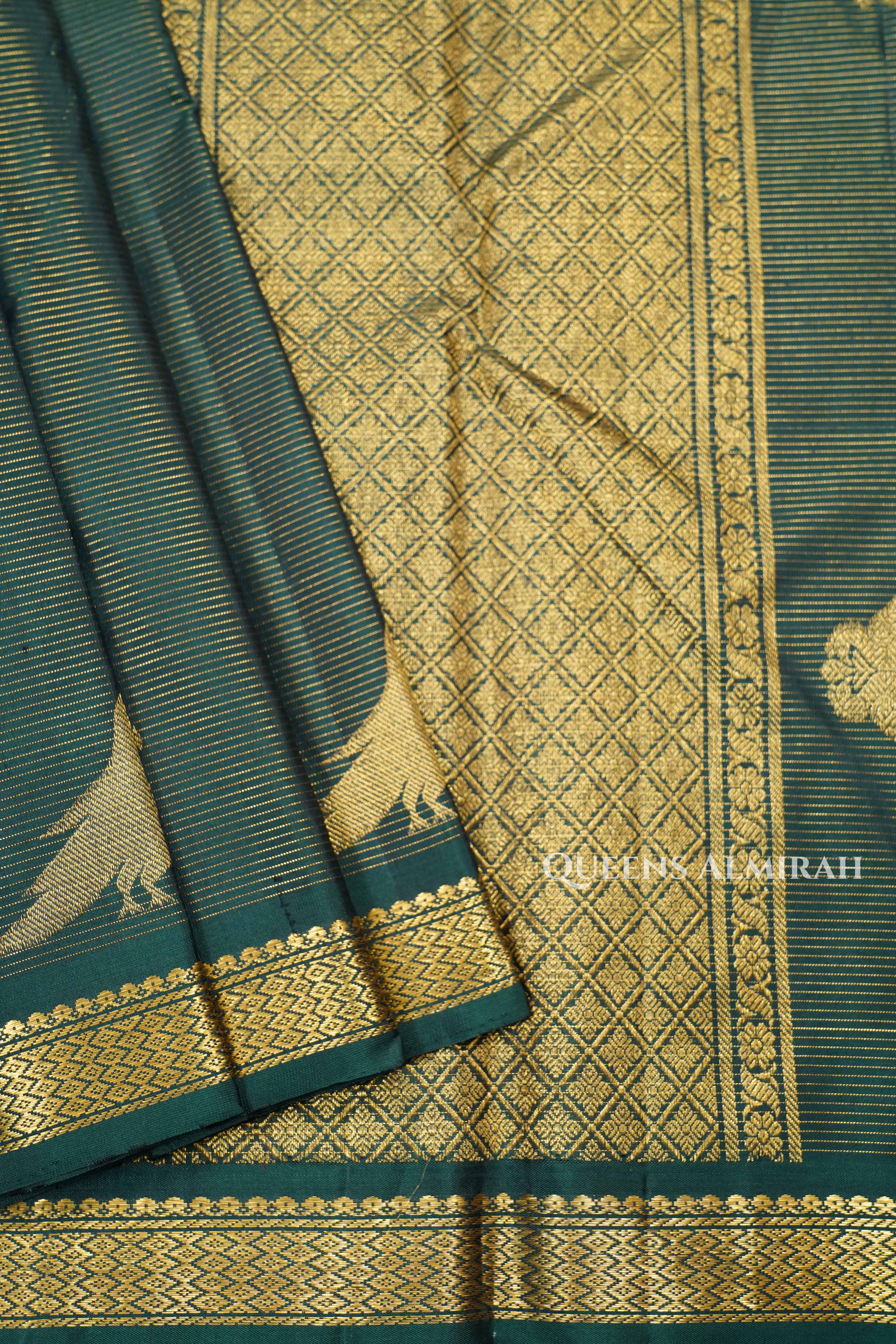 Green Pure Kanchivaram Silk Saree