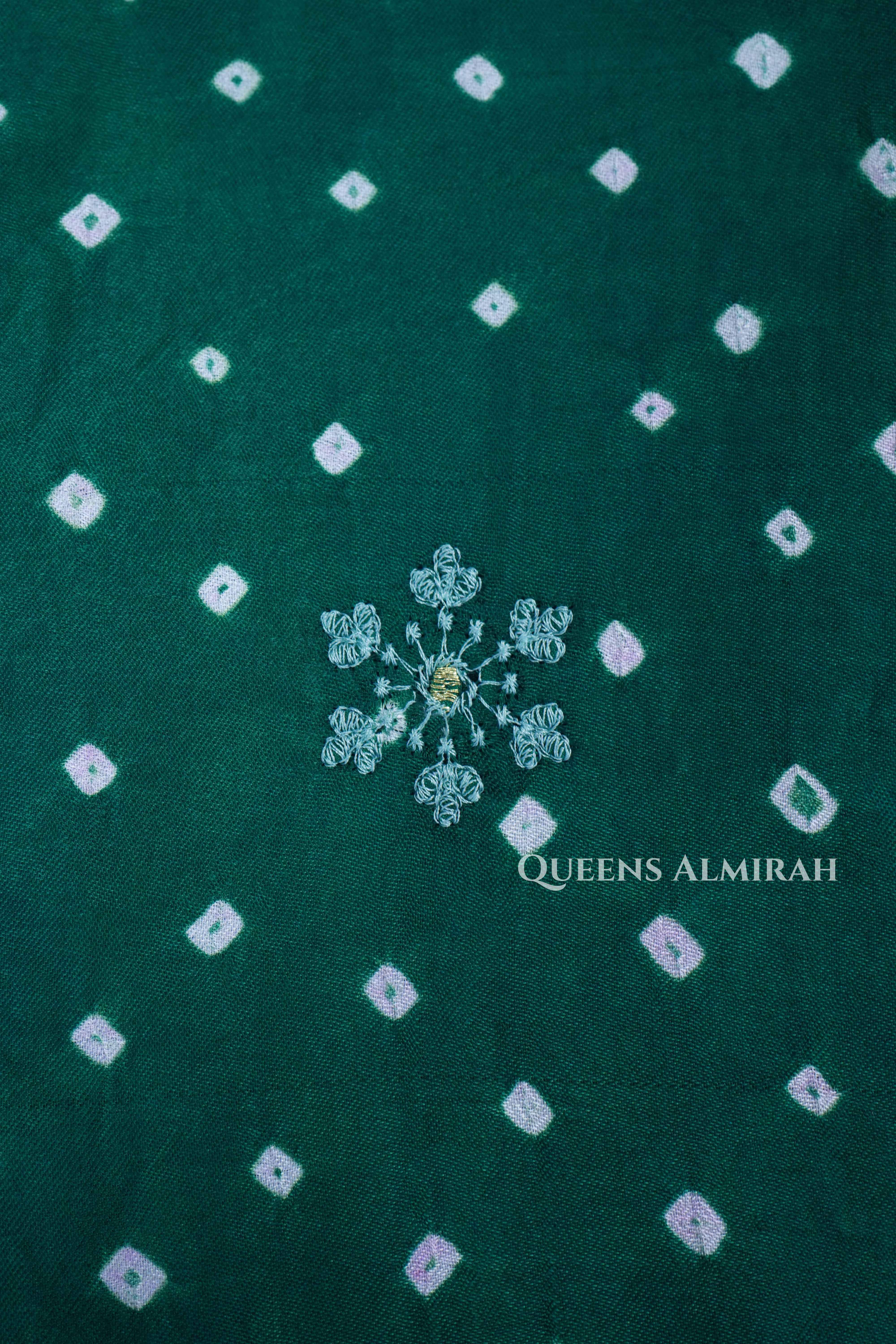 Green Modal Silk Saree