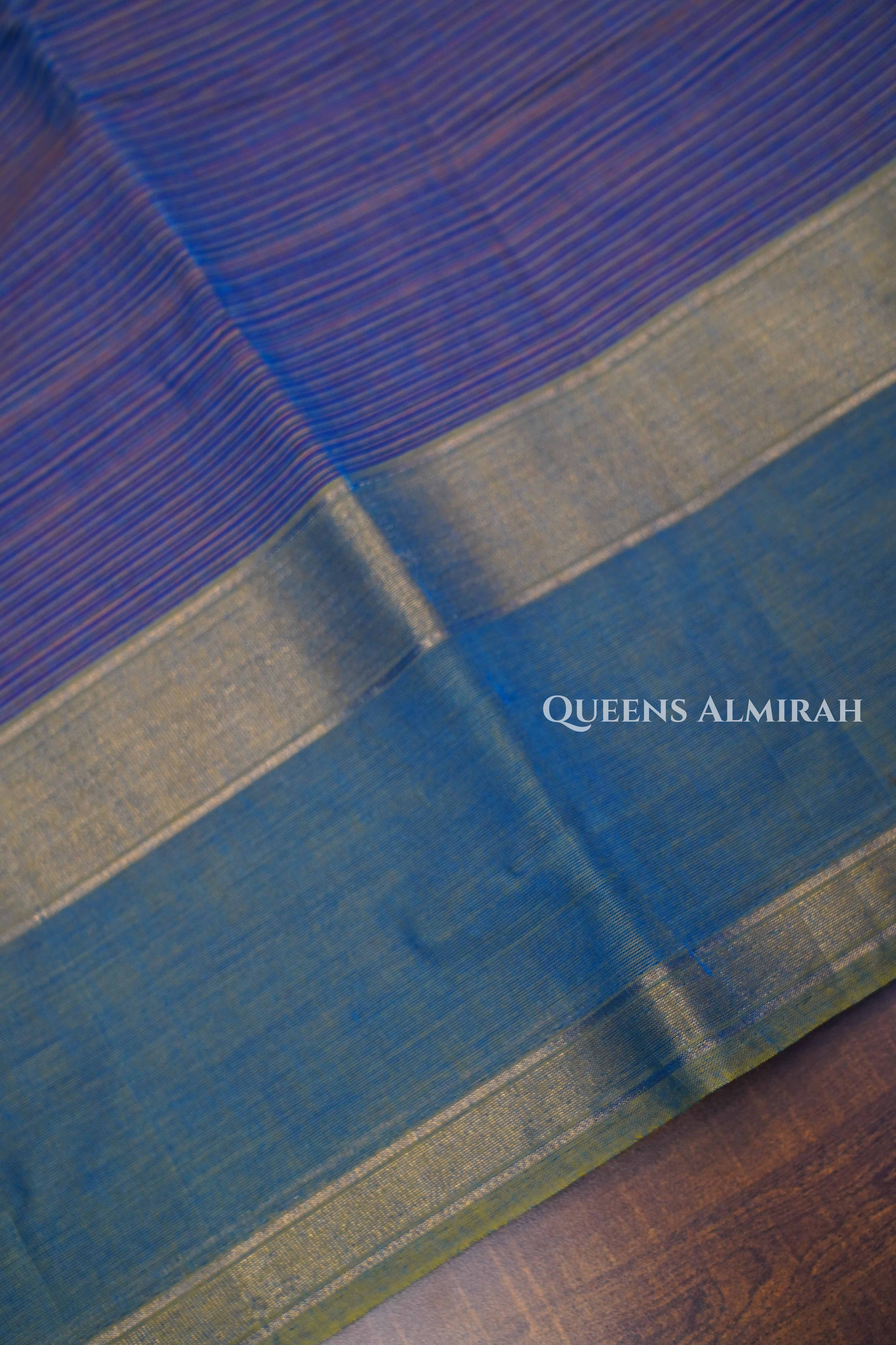 Lavender Purple Chettinad Cotton Saree