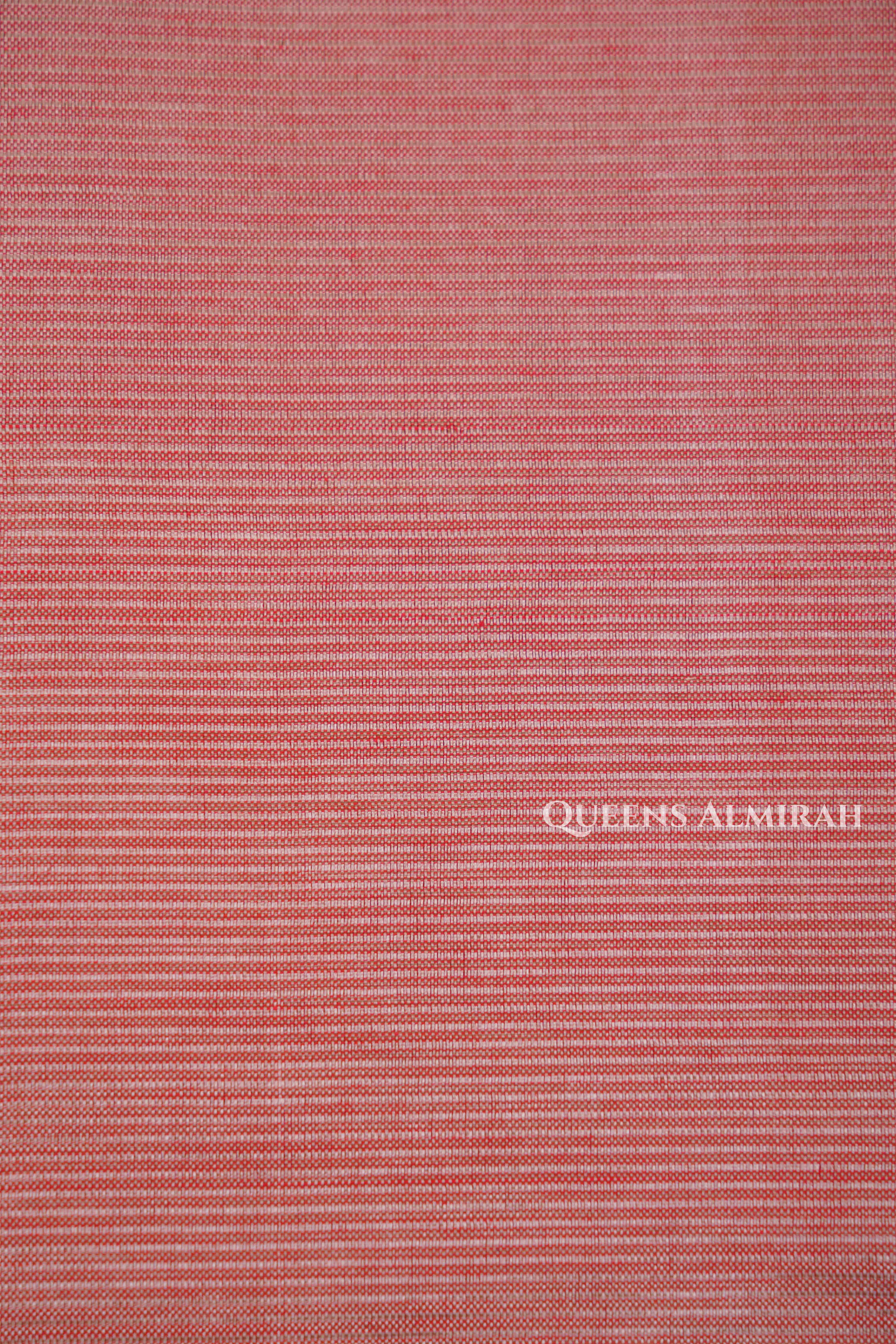 Coral Pink Mangalgiri  Saree