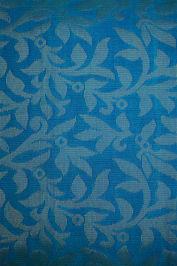 ROYAL SKY BLUE WITH LAPIS BLUE SOFT SILK SAREE - Queens Jewel Emporium