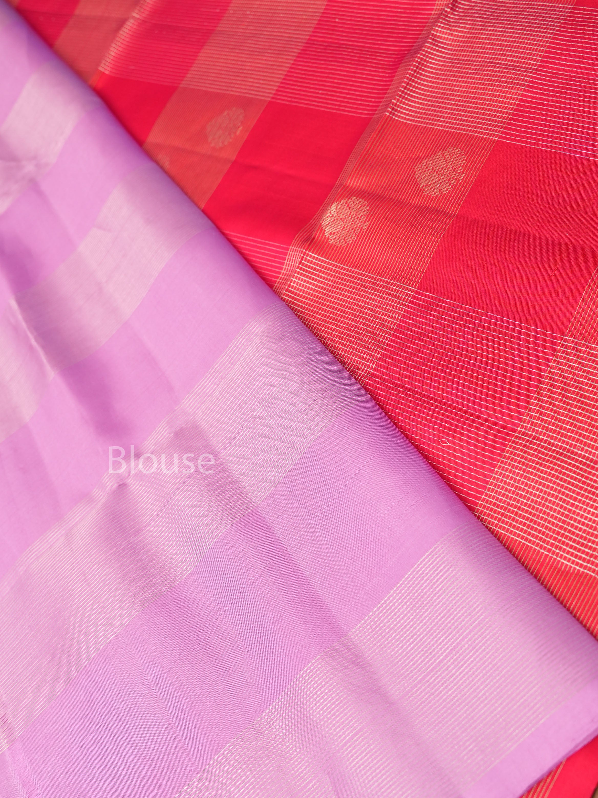 Fuchisa Pink Vairaoosi Kattam Pure Soft Silk Saree