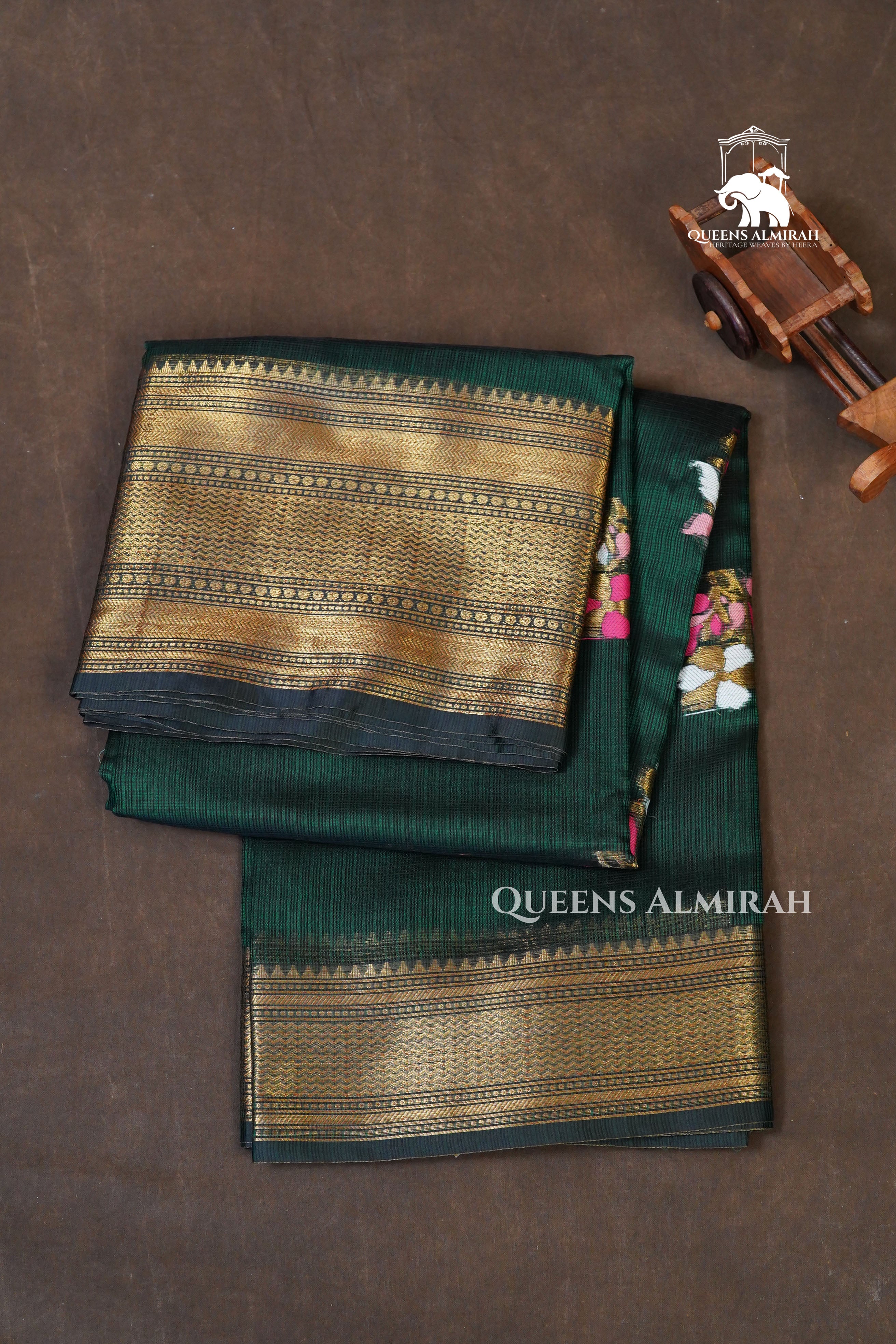 Green Pure Kota Silk Saree