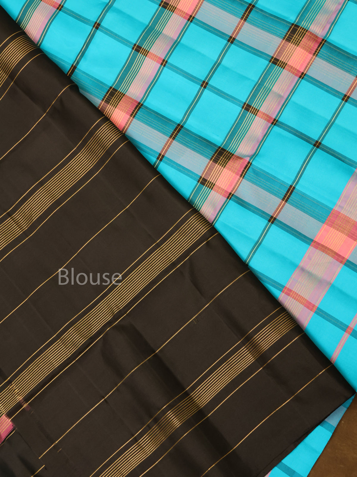 Blue Pure Soft Silk Saree