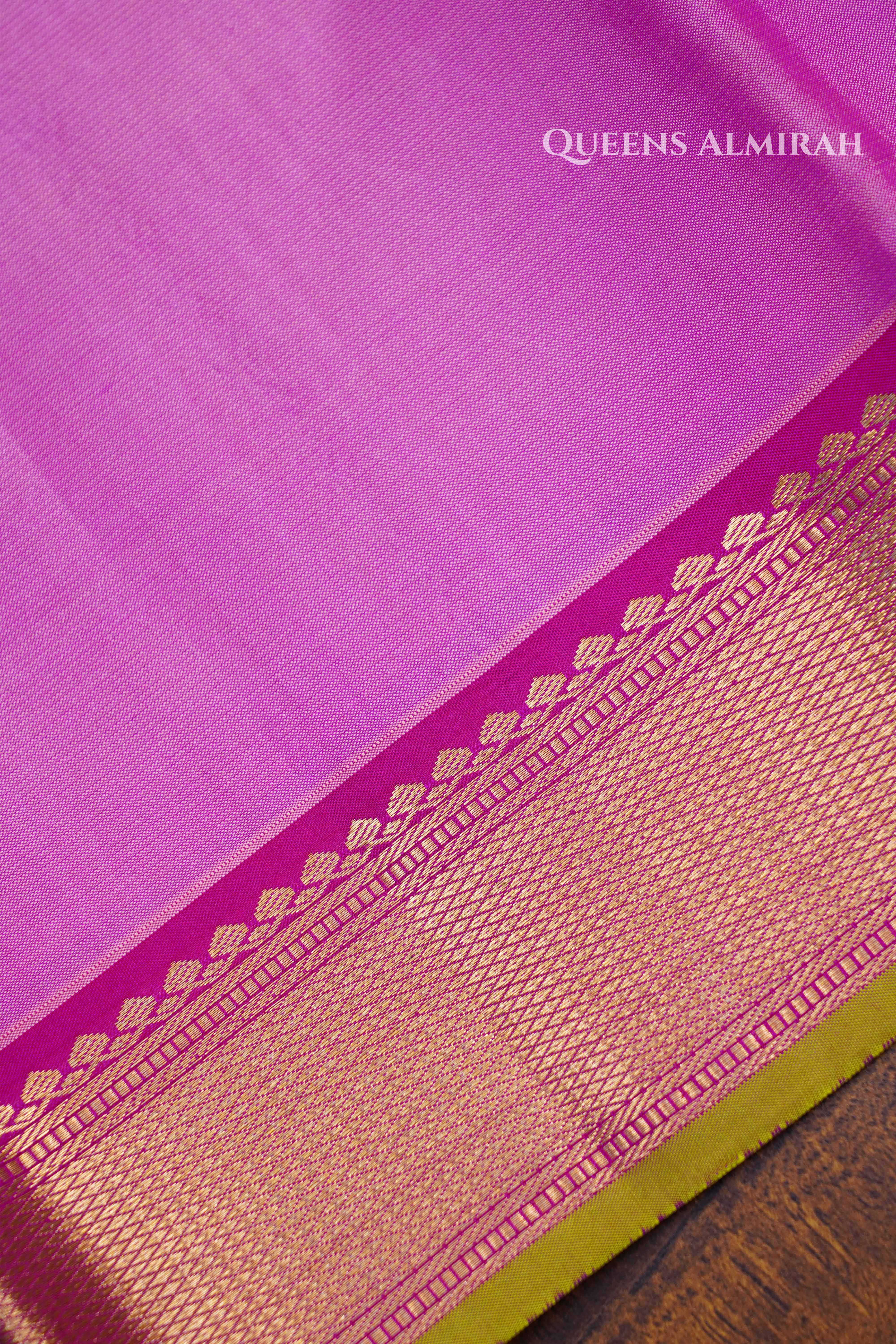 Onion Pink Pure Kanchivaram Silk Saree