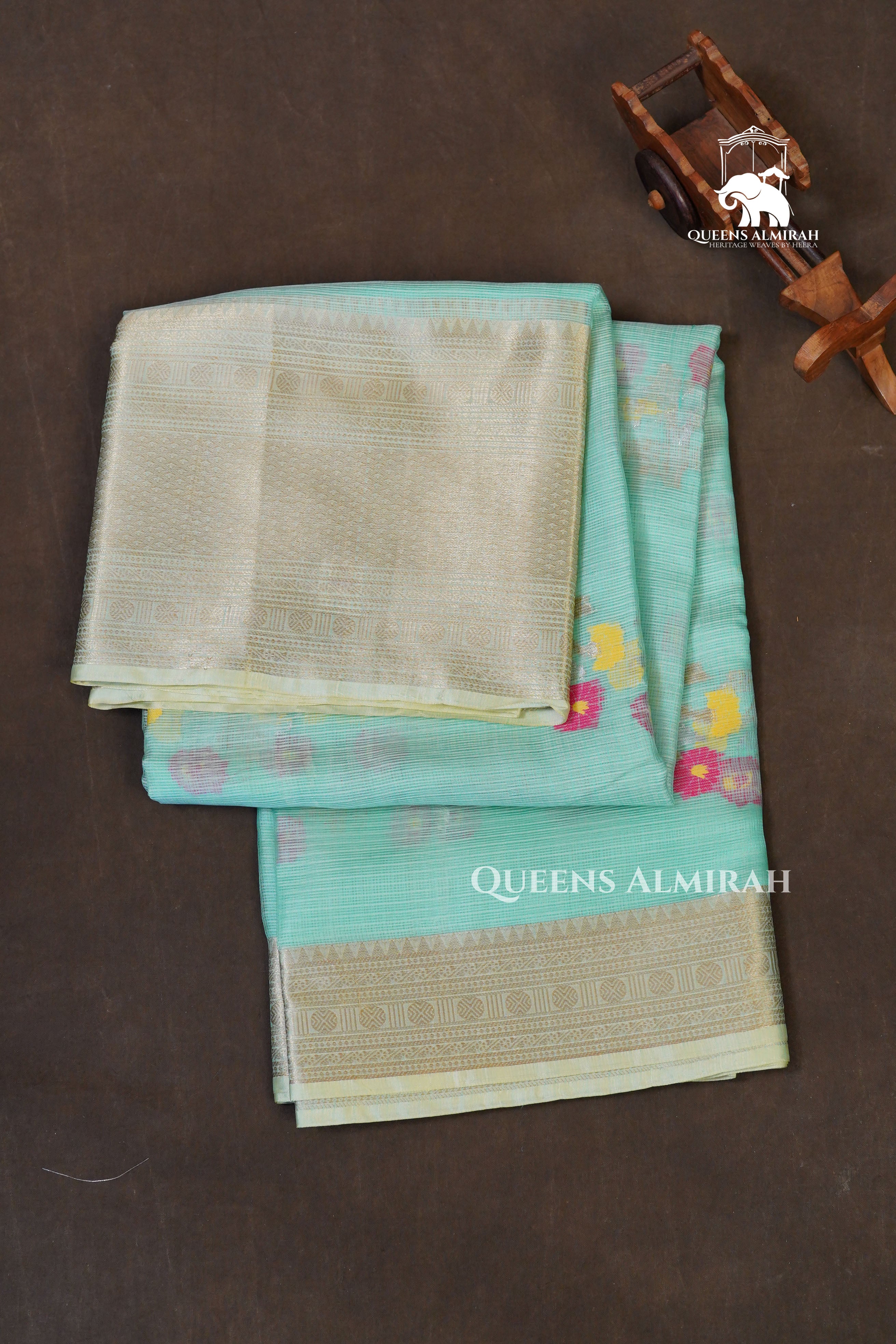 Pista Green Pure Kota Silk Saree
