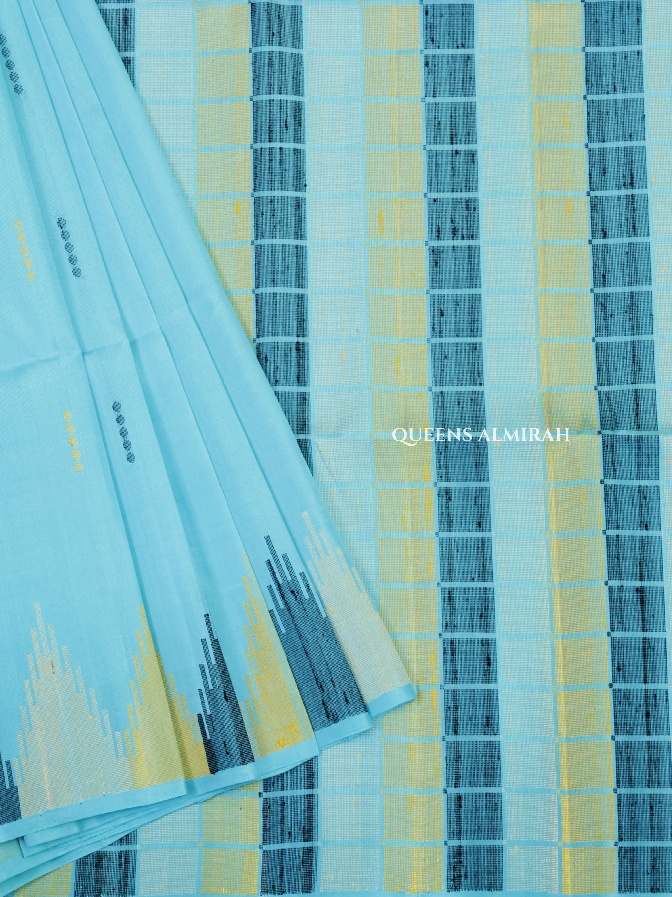 Blue Pure Soft Silk Saree