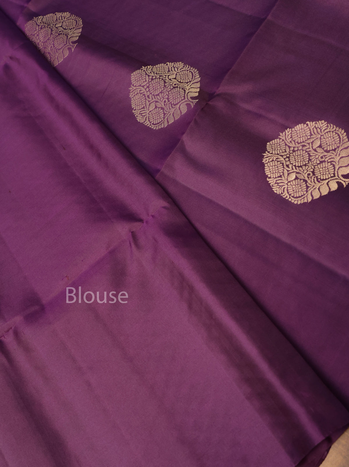Purple Pure Soft Silk Saree