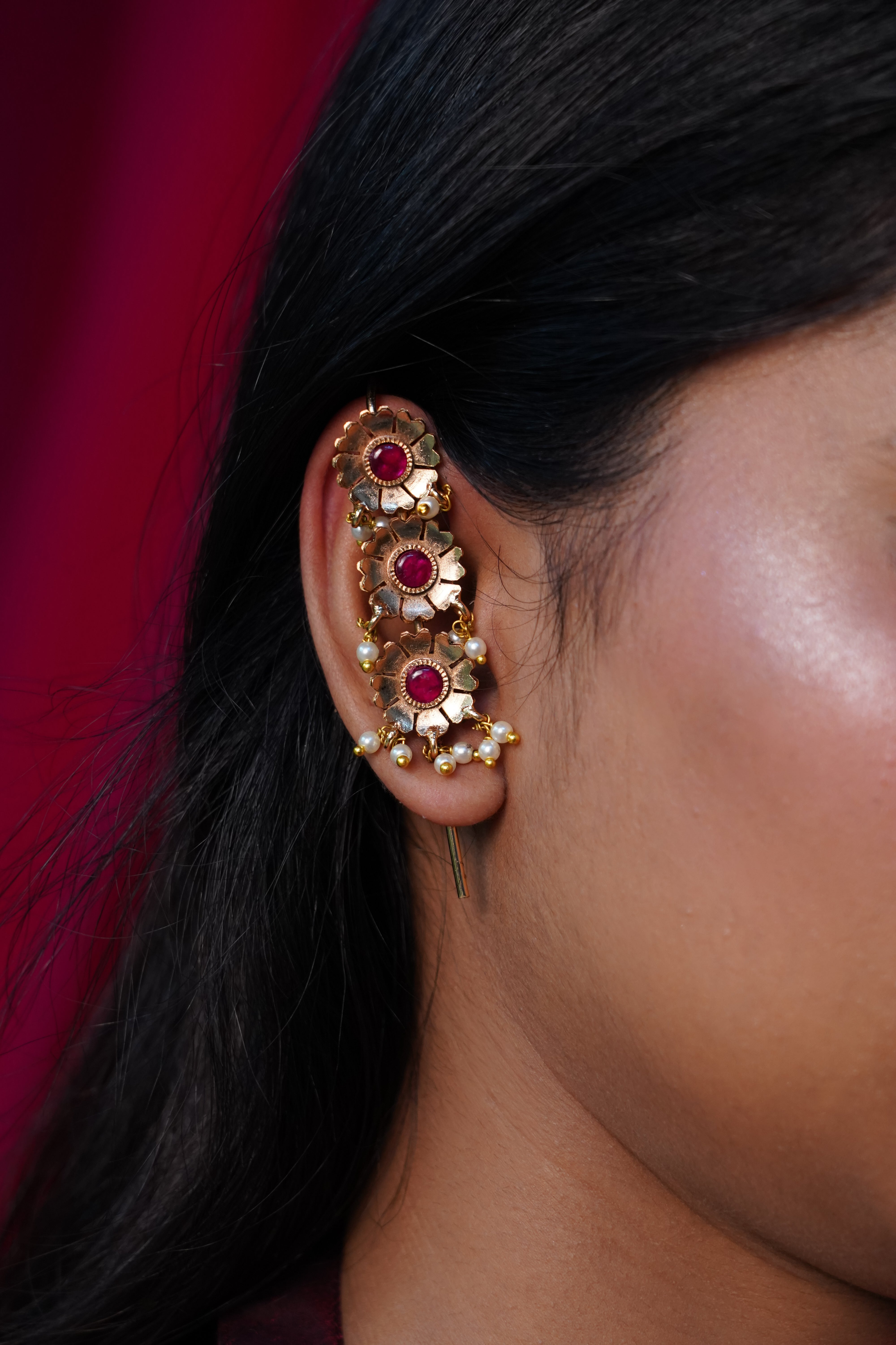 Parijatham Ear Cuff