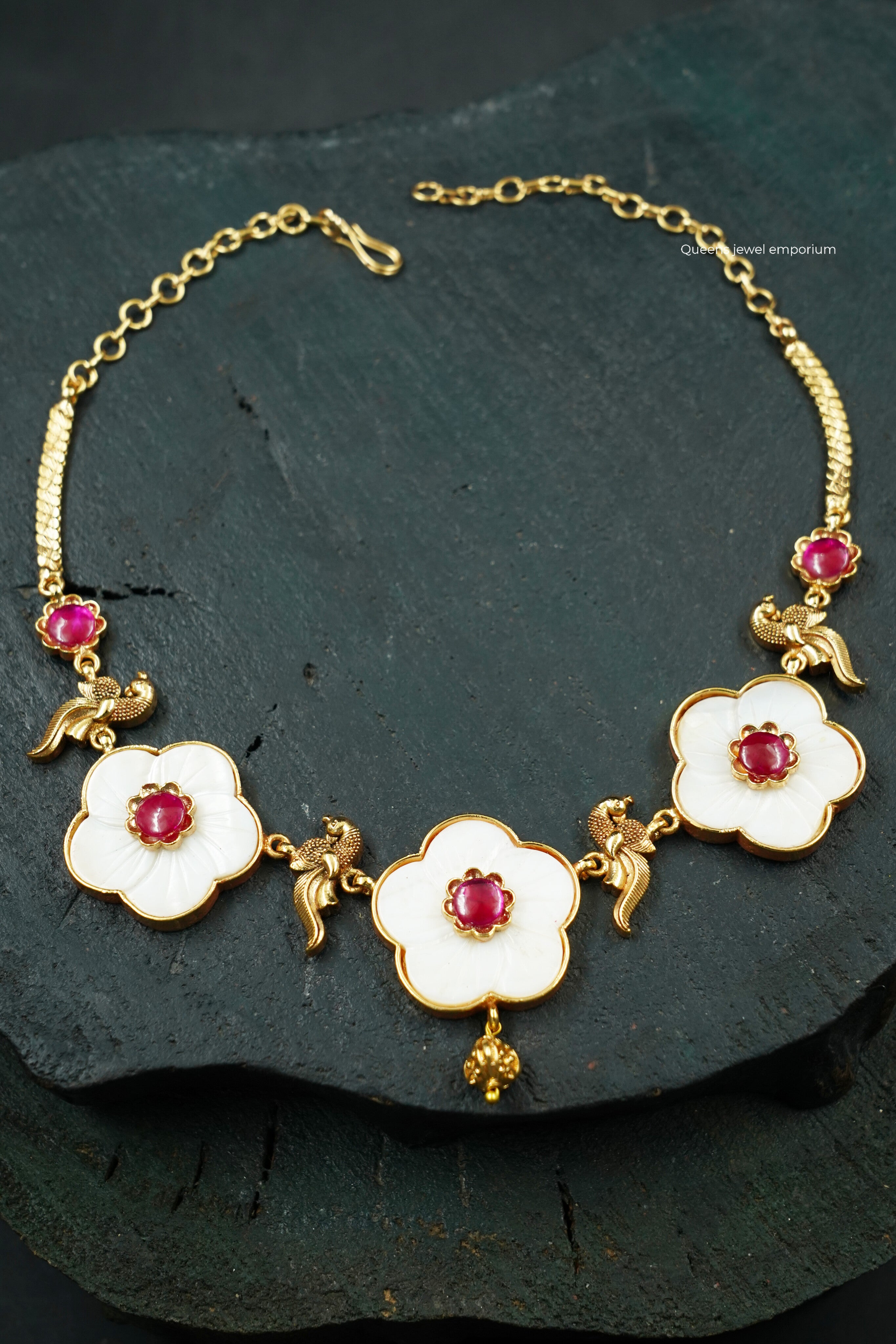 Parijat Floral Necklace