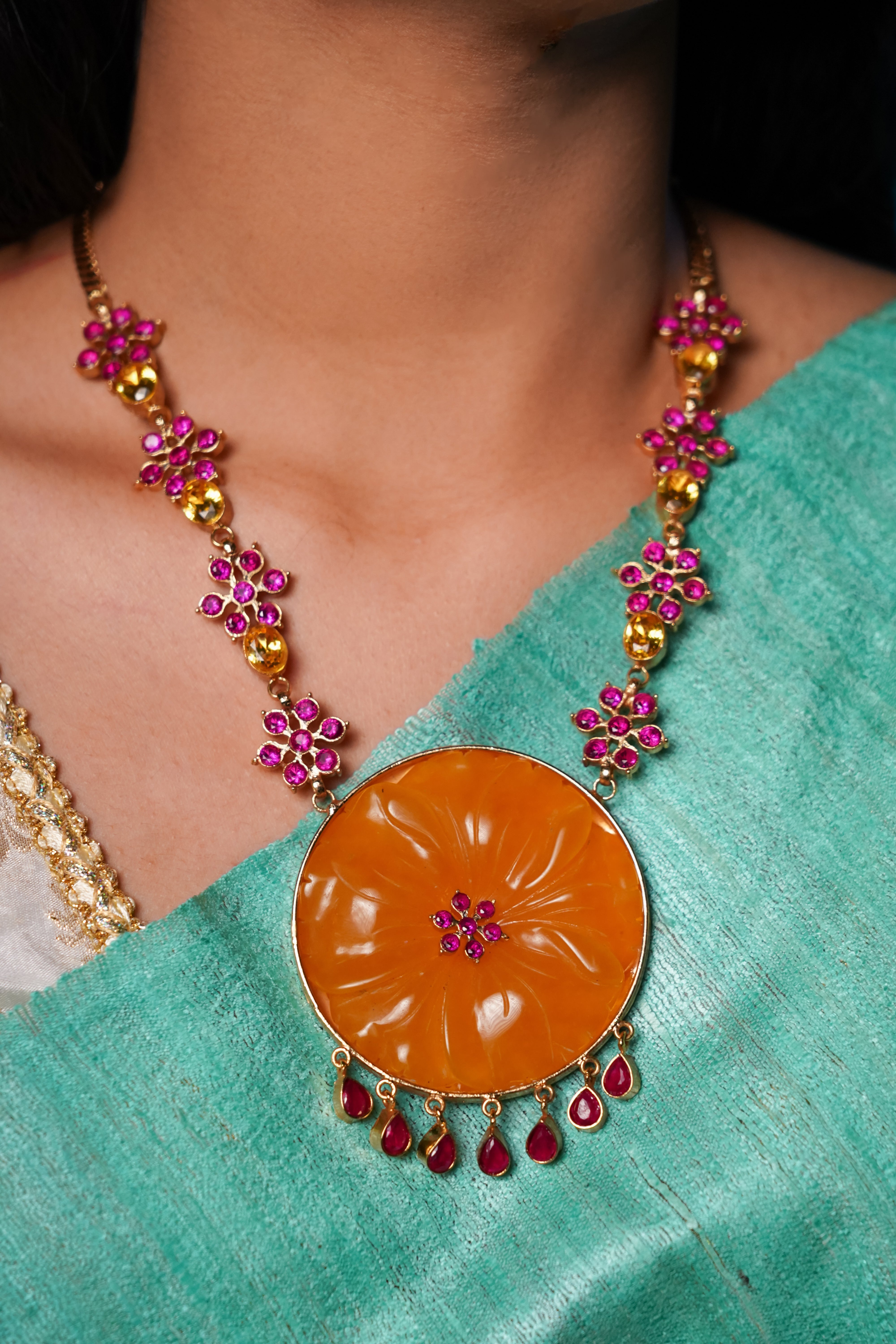 Kanaka Pushpa Floral Necklace
