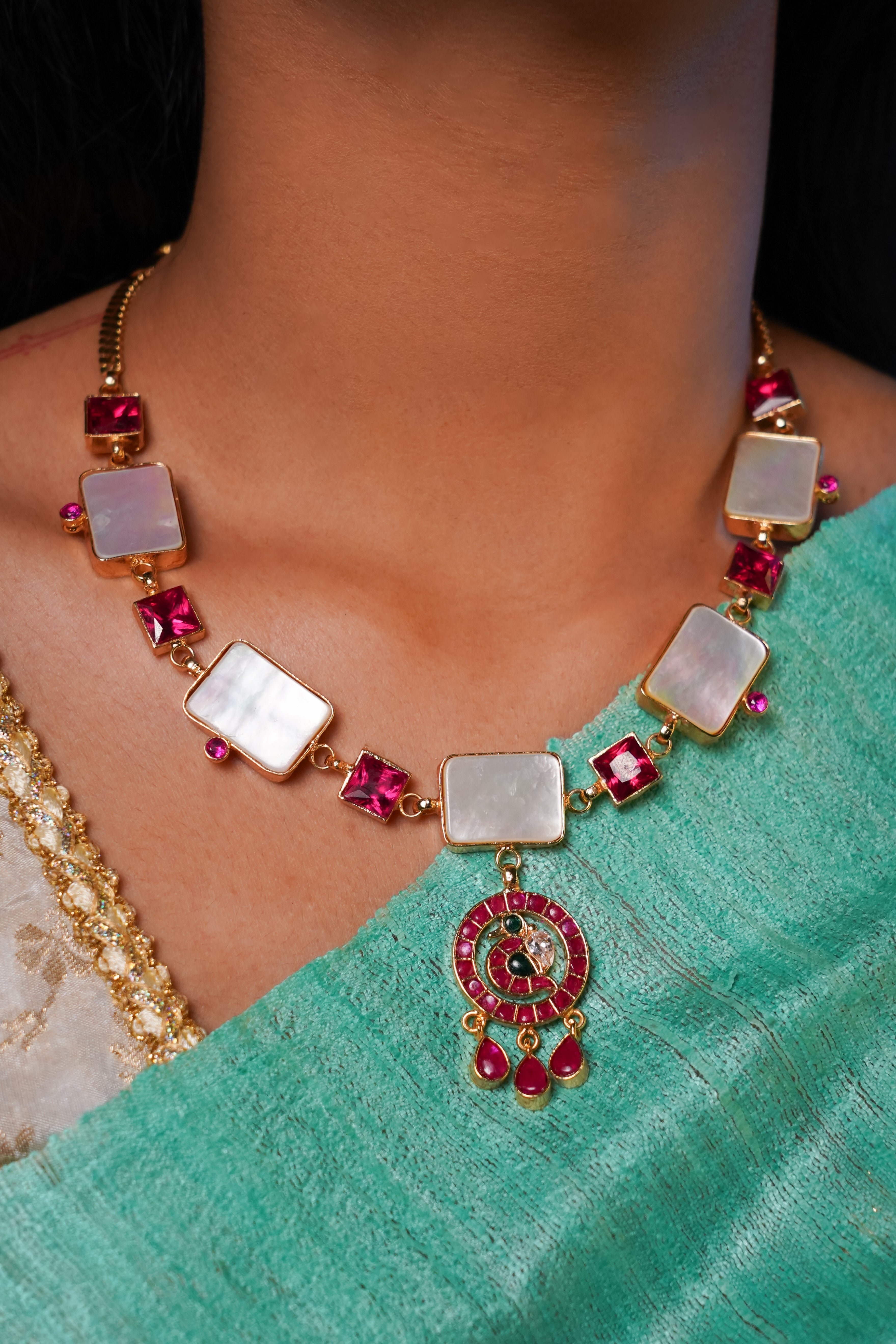 Muktha Pearl Necklace