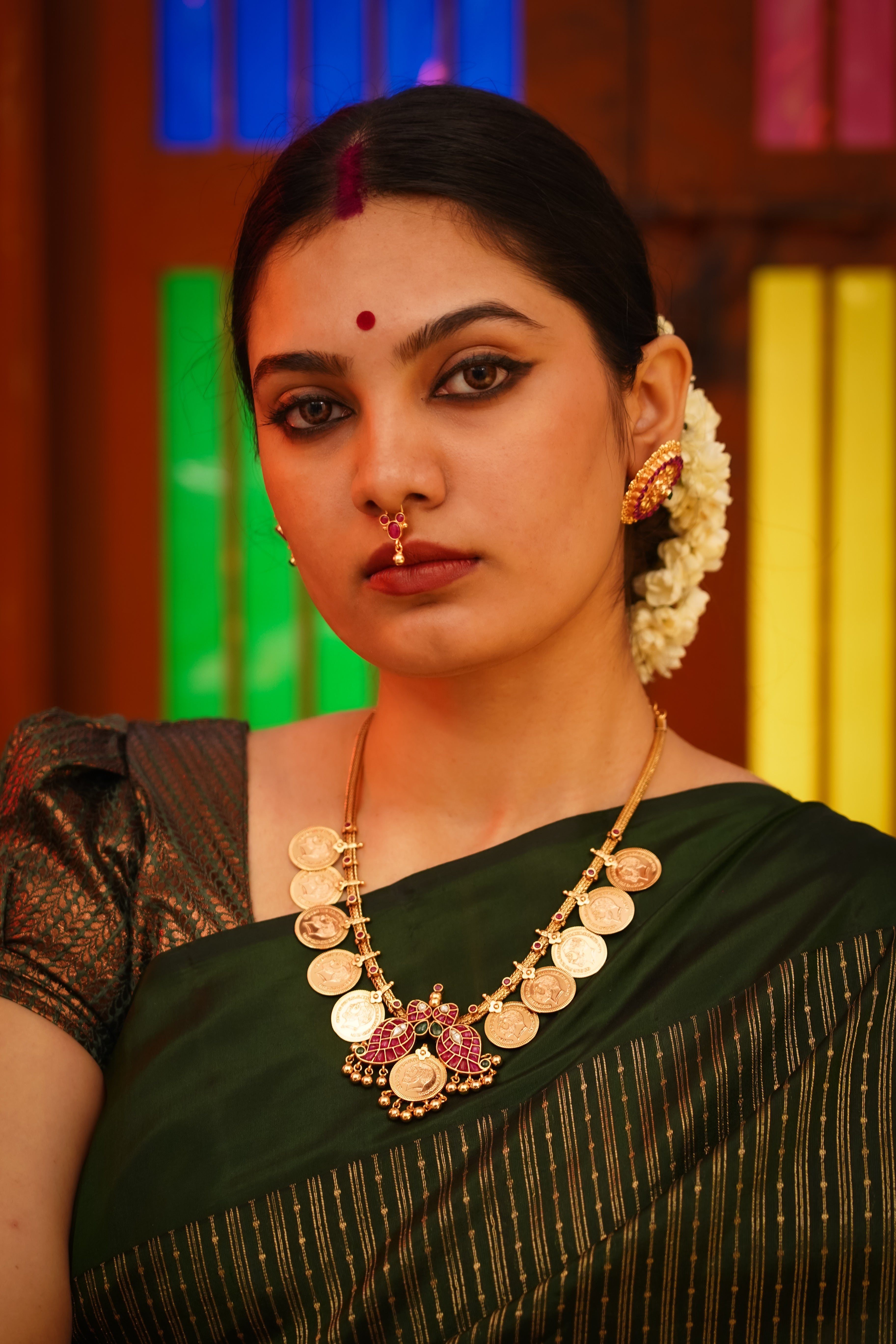 Nachiyar Victoria kasu Necklace