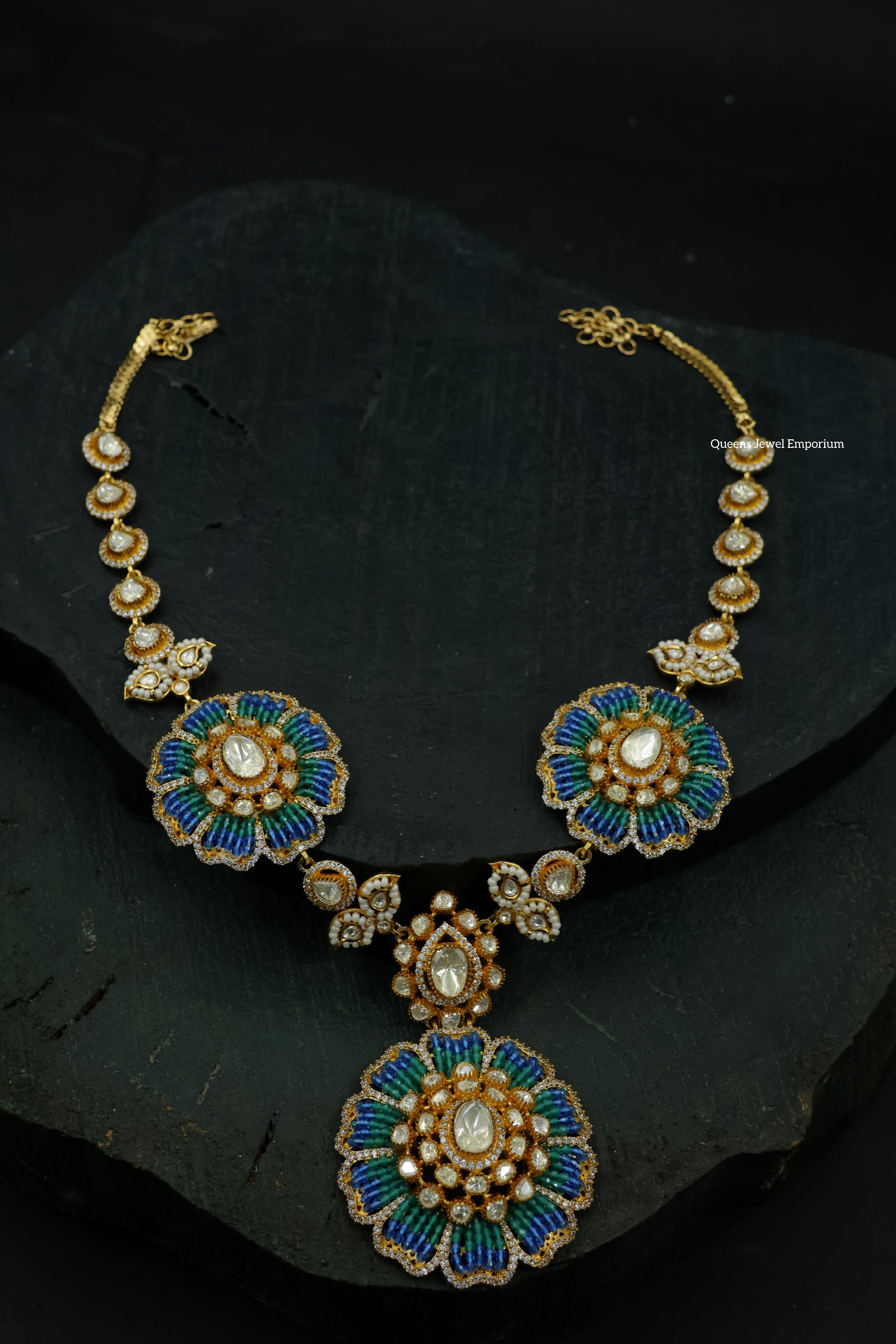 Indumati Peacock Shade Haram