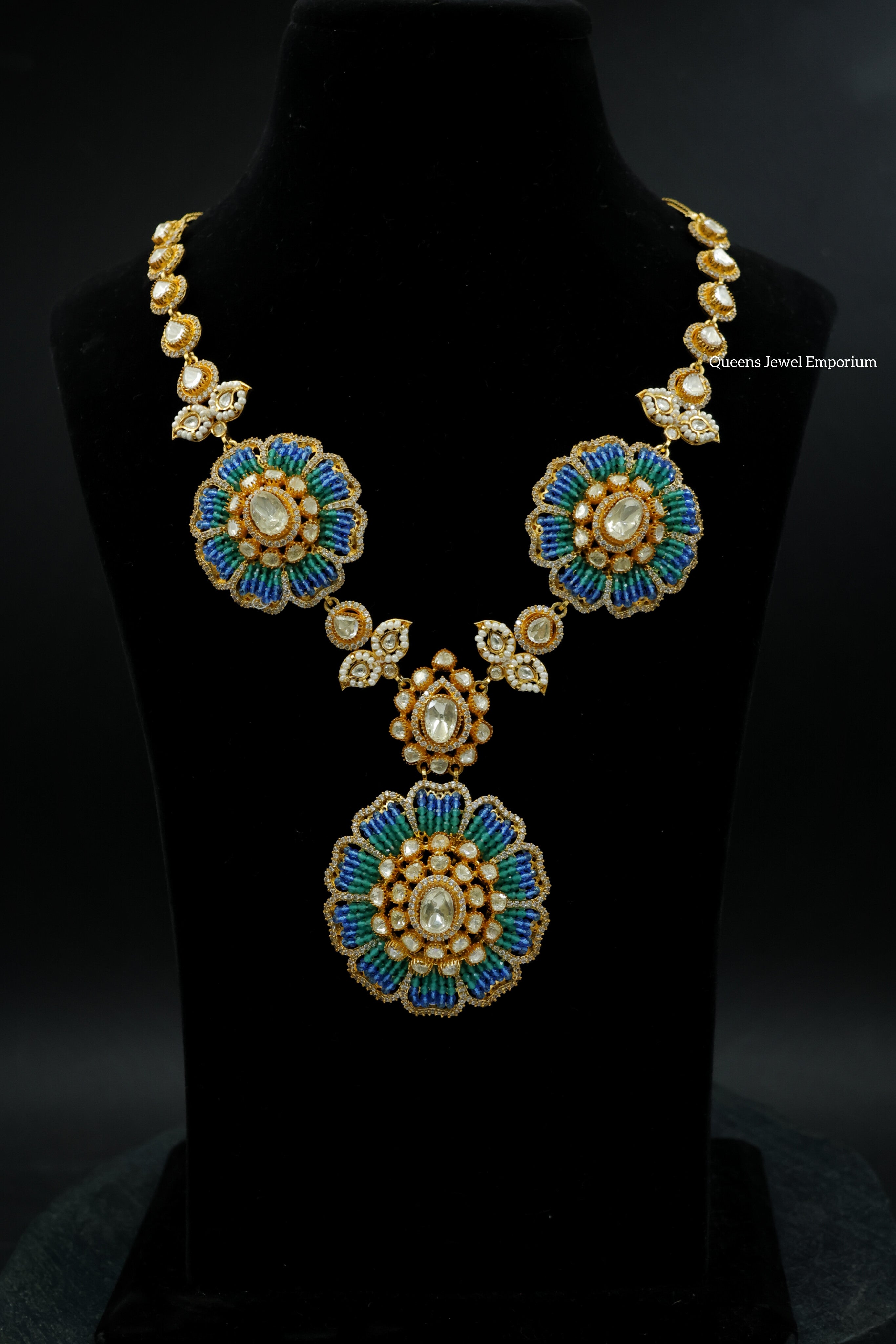 Indumati Peacock Shade Haram