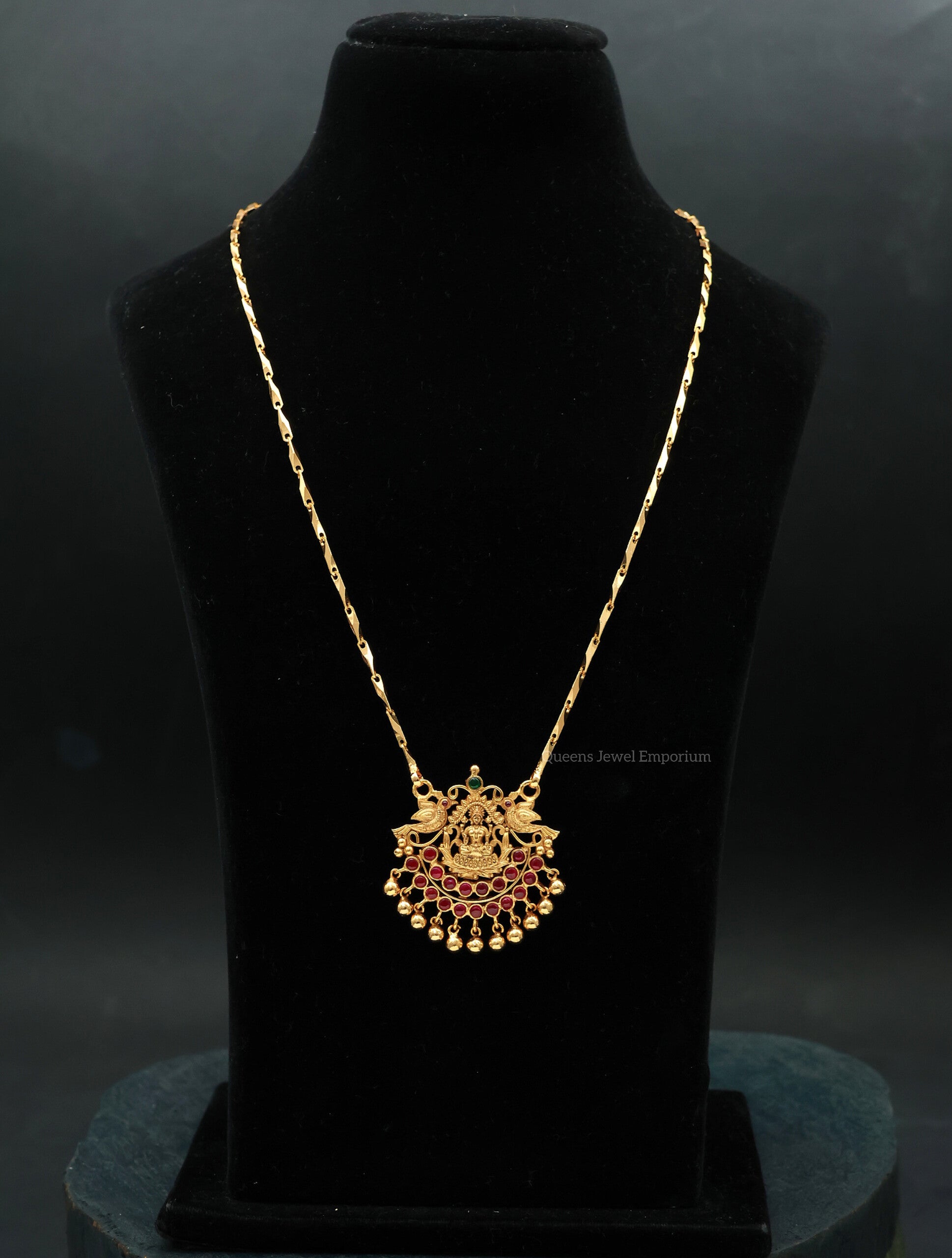Srilaksha Long Chain - Balaji Pink