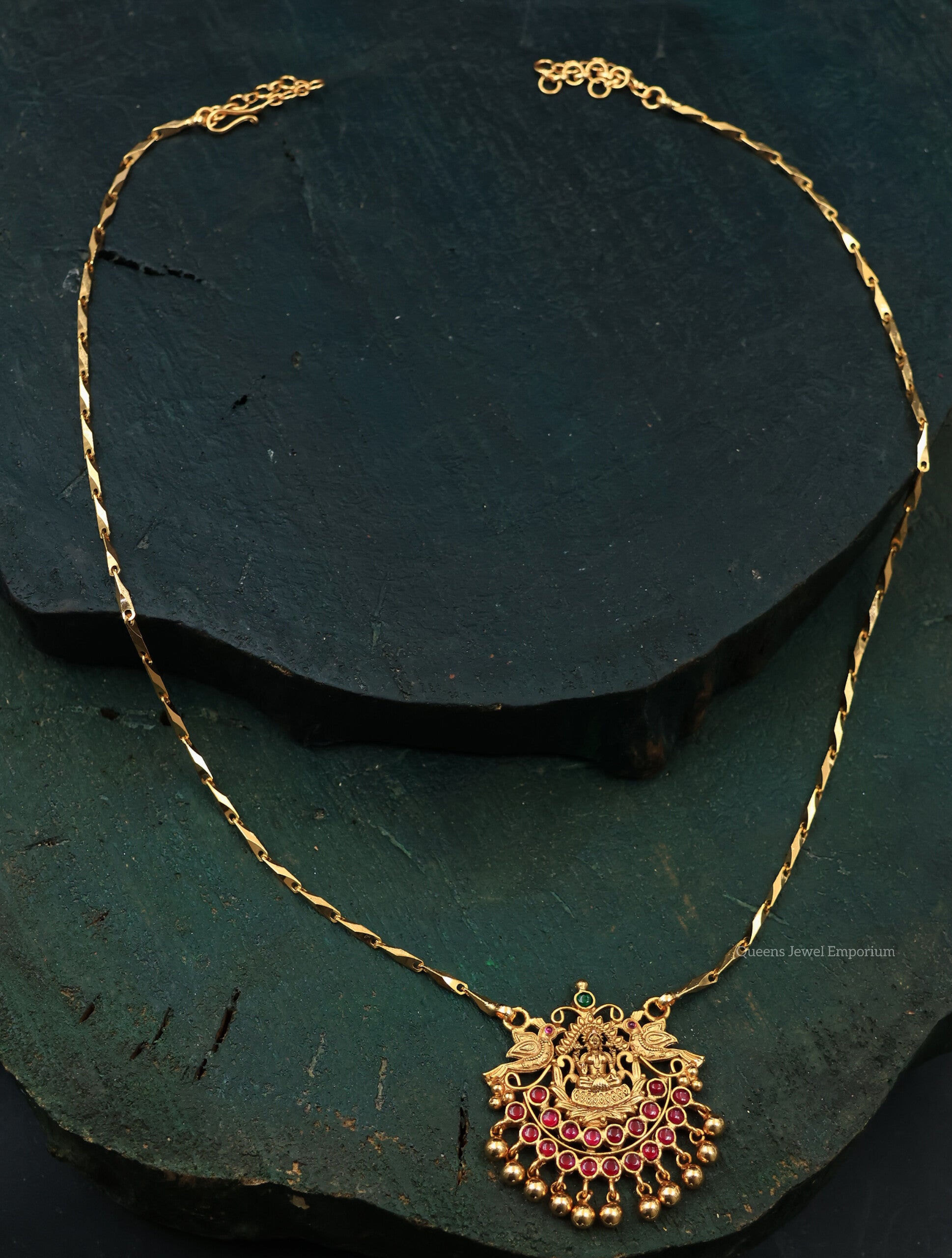 Srilaksha Long Chain - Balaji Pink