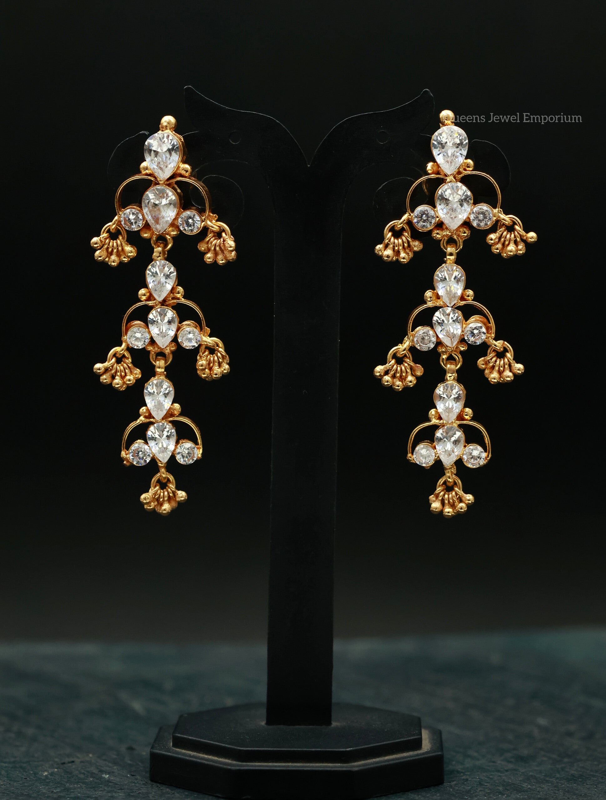 Bhavitha Earring - Zircon
