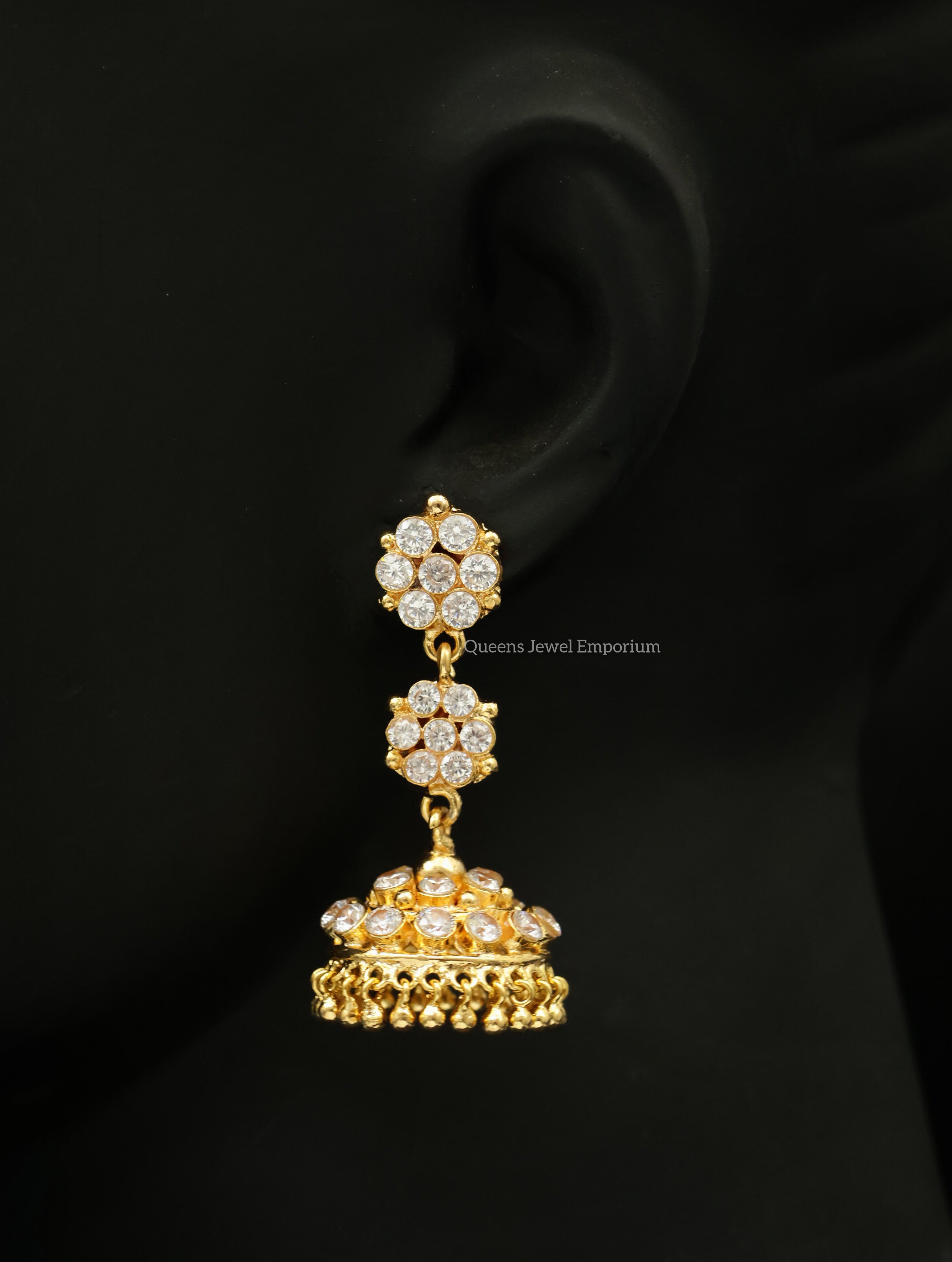Niveda Zircon Jhumka