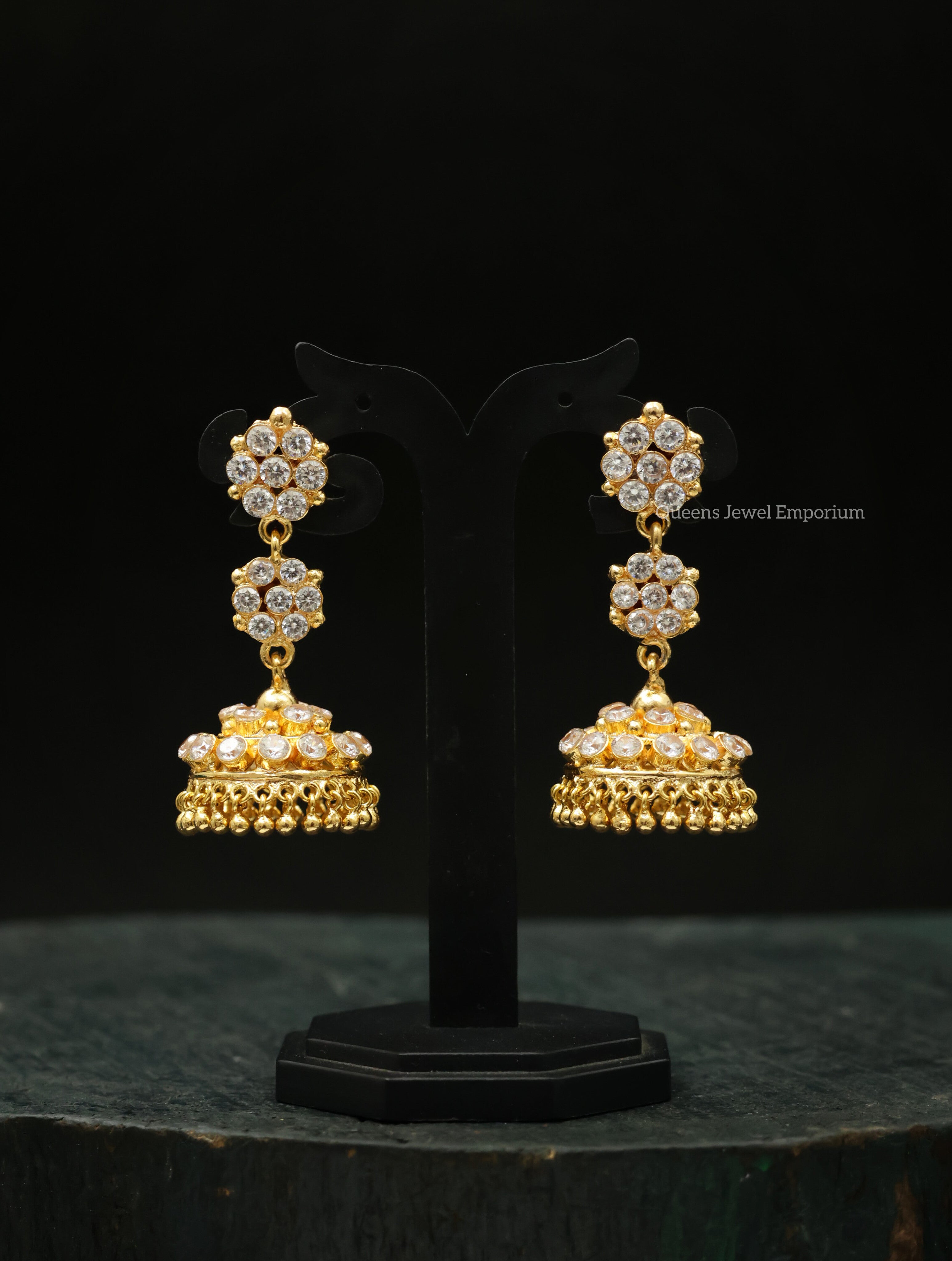 Niveda Zircon Jhumka
