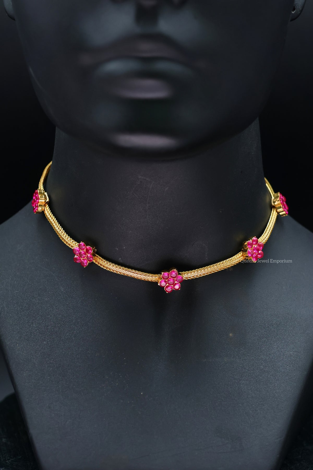 Devika Necklace - Balaji Pink